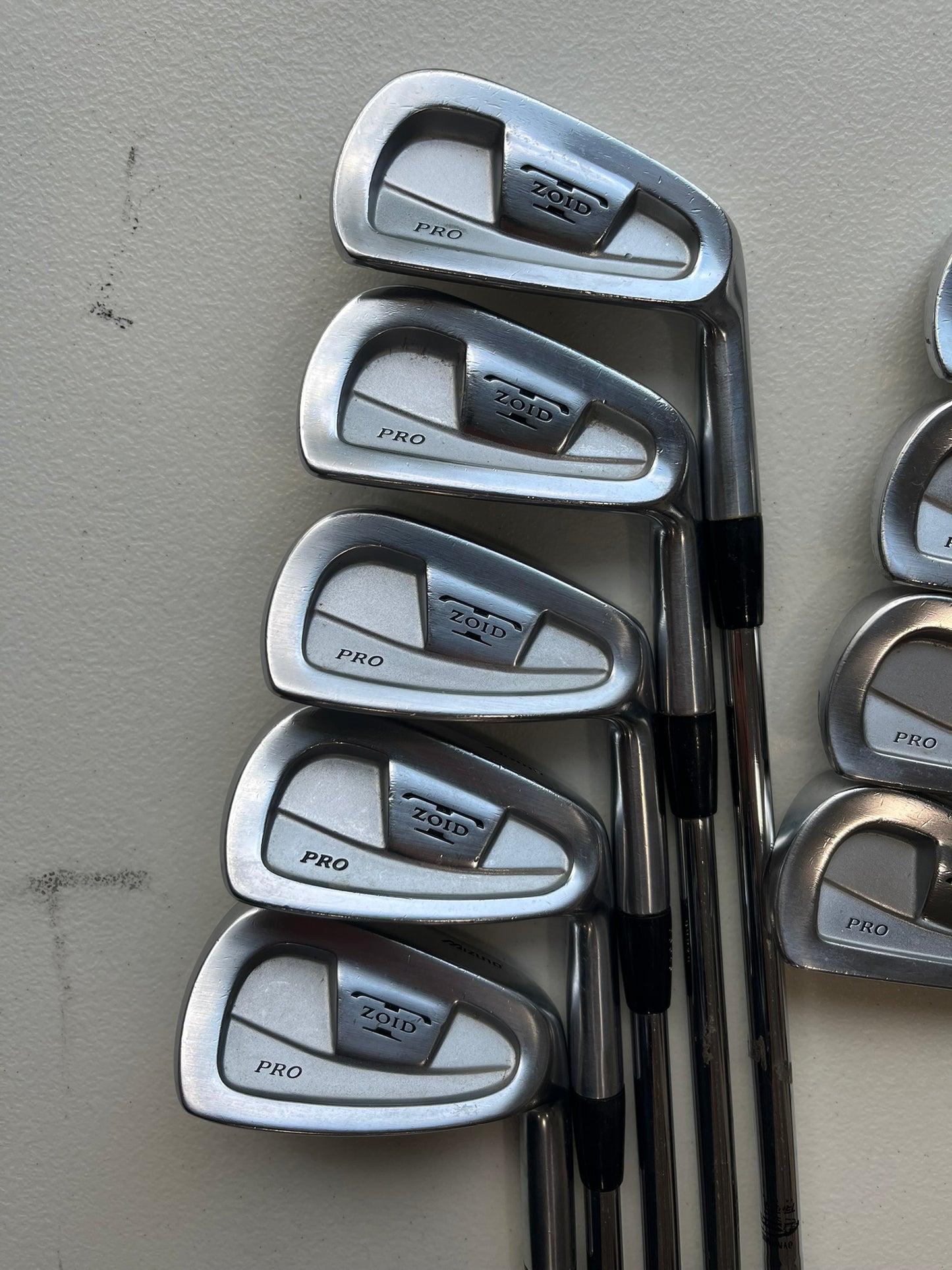 Mizuno T-Zoid Pro Iron Set 2-PW Dynamic Gold S300 Stiff Flex +1/2″ NICE