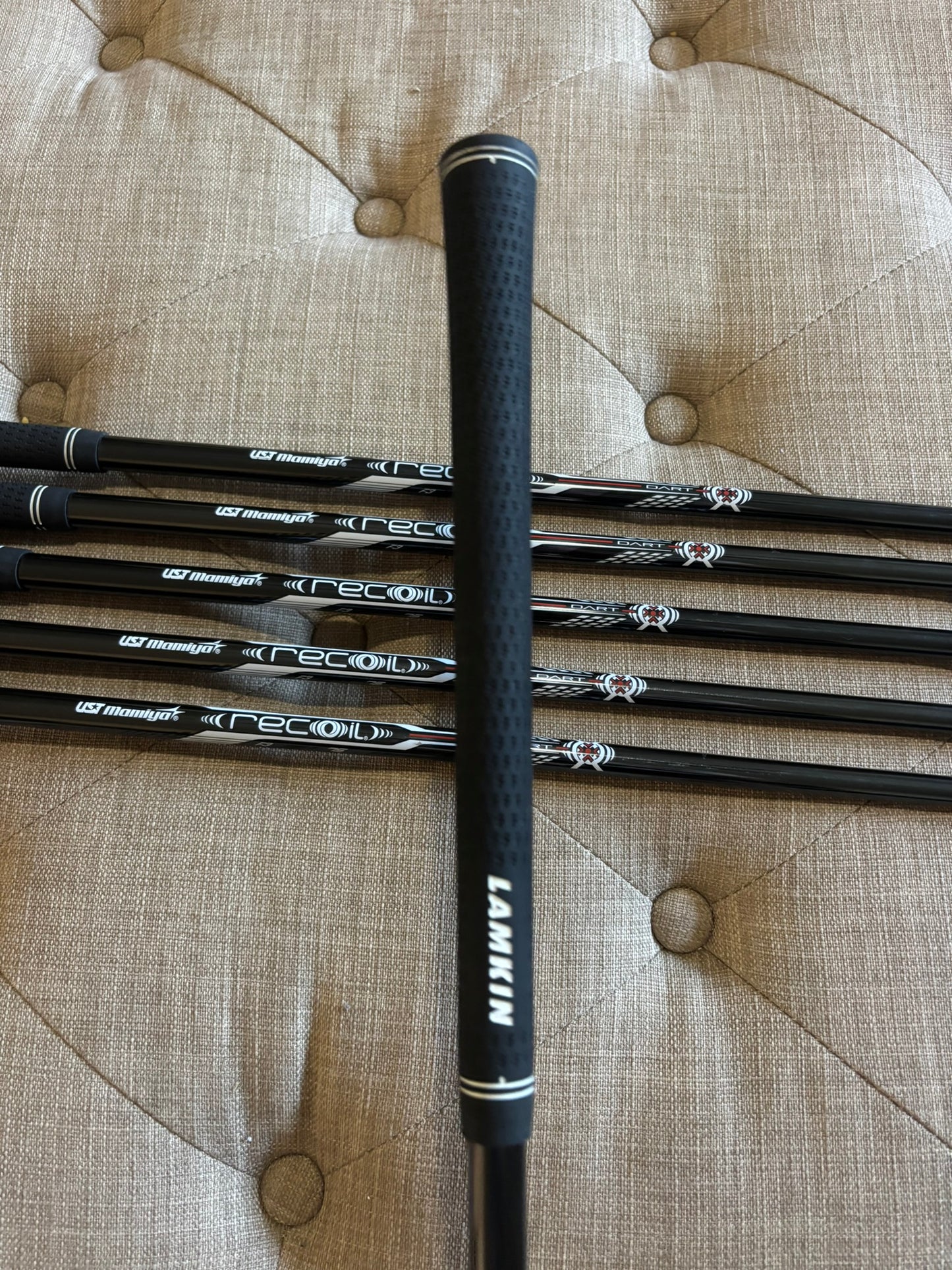 Ping G730 Iron Set 5-PW Black Dot Recoil Dart 75 F3 Regular Flex STD MINT