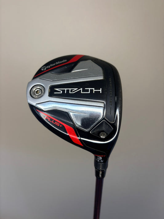 Taylormade Stealth Plus Rocket 3-Wood 13.5° LIN-Q Purple 7F4 Stiff Flex 43″ NICE