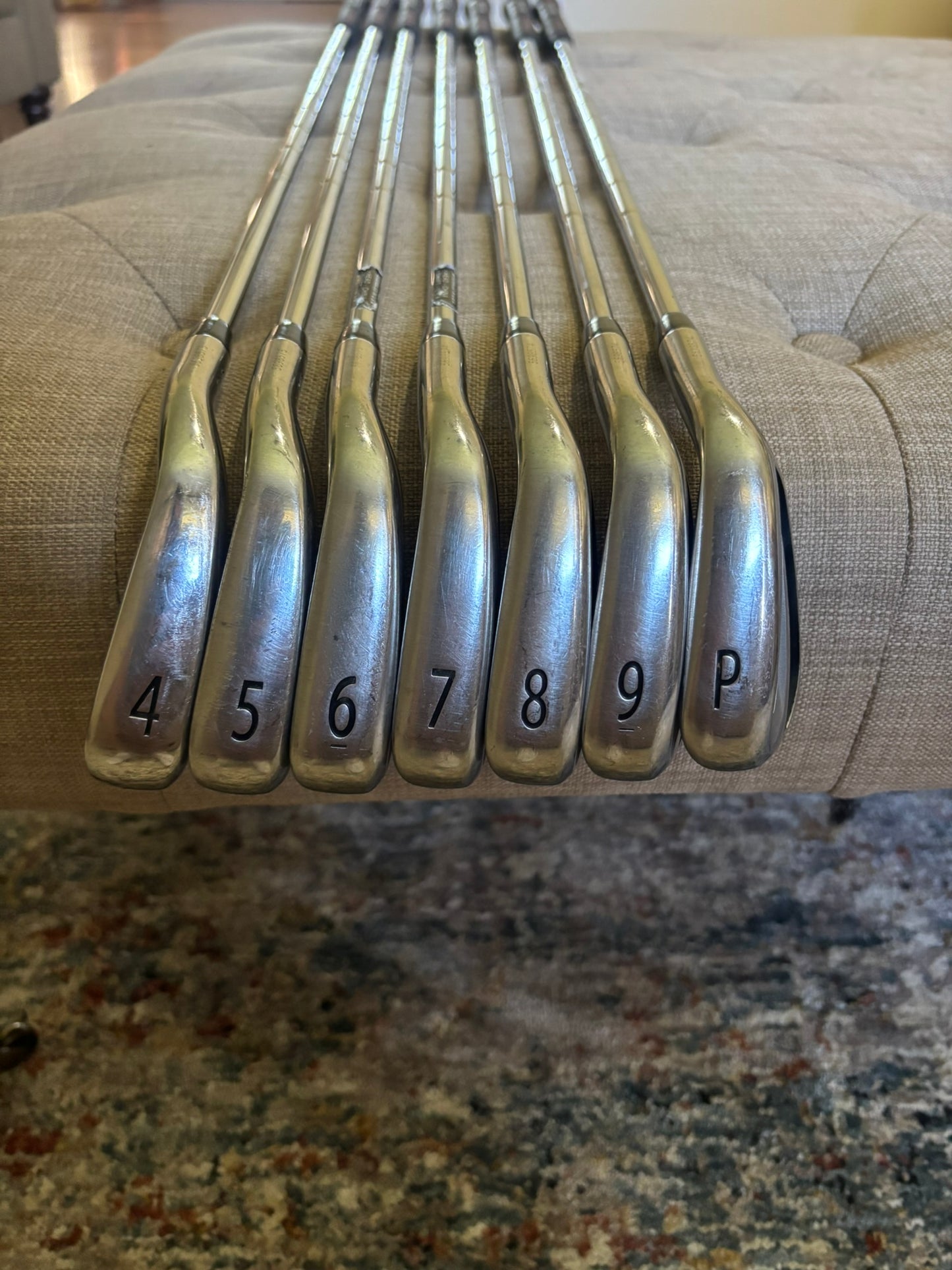 Titleist 718 AP1 Iron Set 4-PW AMT White X100 Extra Stiff Flex STD NICE