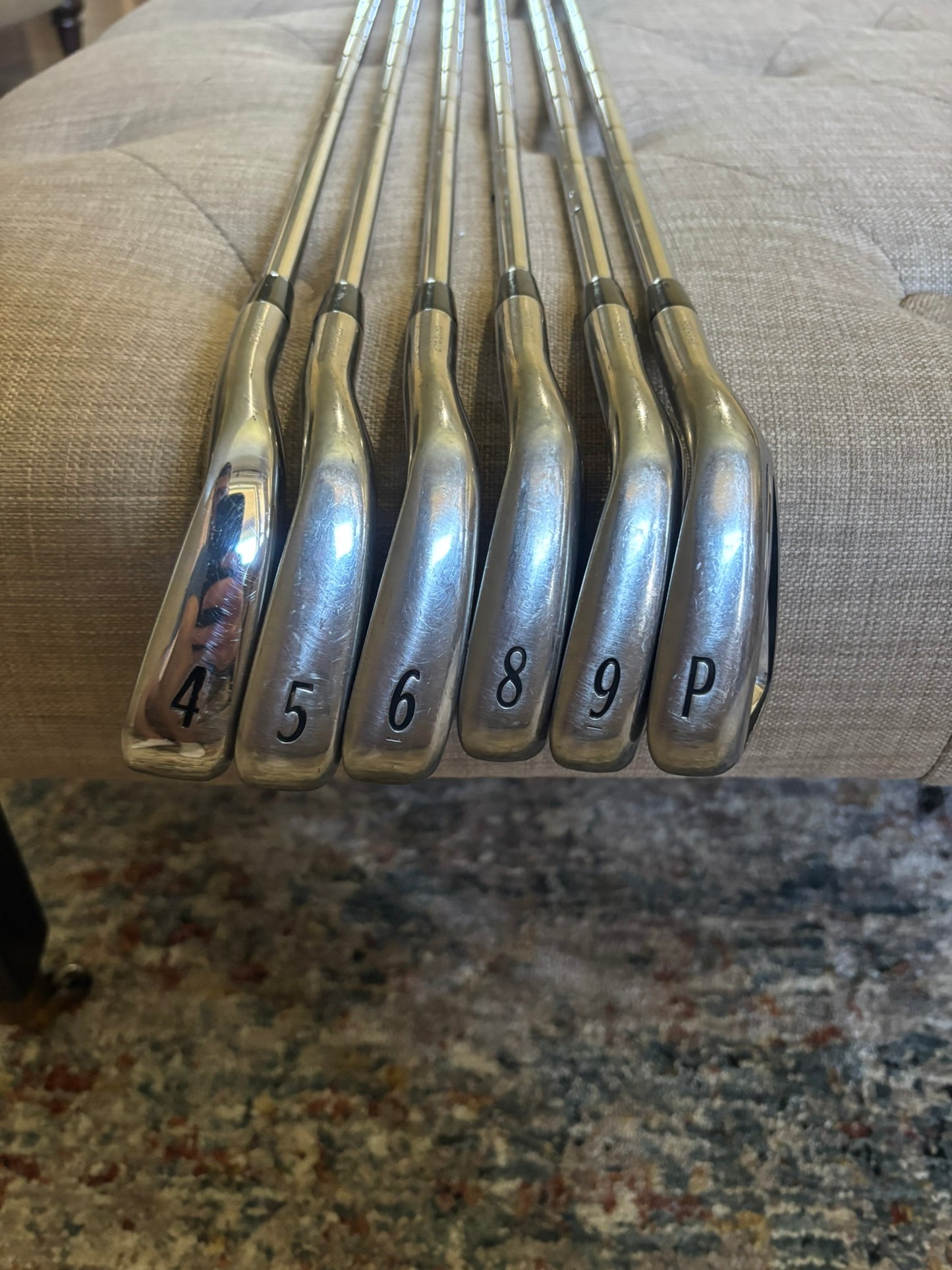 Titleist 716 AP1 Iron Set 4-PW (No 7 iron) AMT X100 Extra Stiff Flex STD READ