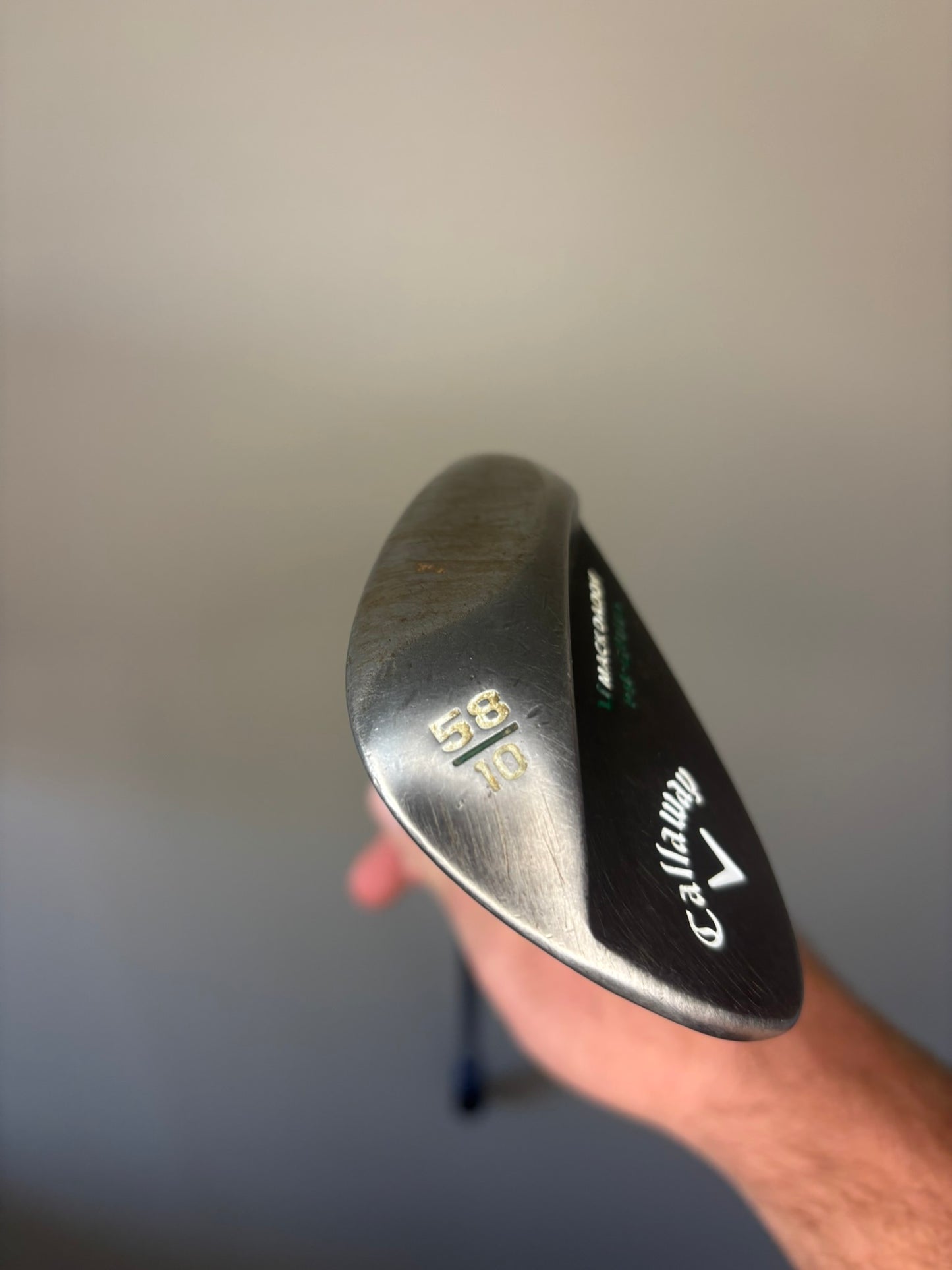 Callaway Mack Daddy Matte BLK PM Grind Lob Wedge 58° / 10 S200 Stiff Flex 35.5″