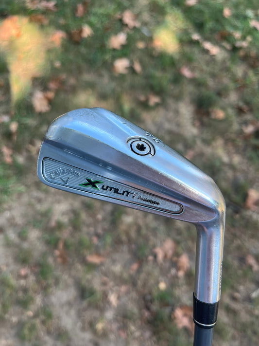 Callaway X Utility Prototype 4-Iron 24° Fujikura Pro 75 Stiff Flex 40.75″ NICE