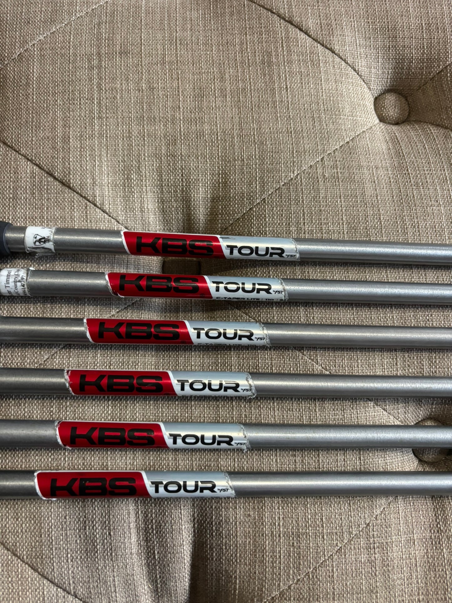 Mizuno JPX 919 Hot Metal Pro Iron Set 5-PW KBS C-Taper Lite Stiff Flex STD NICE