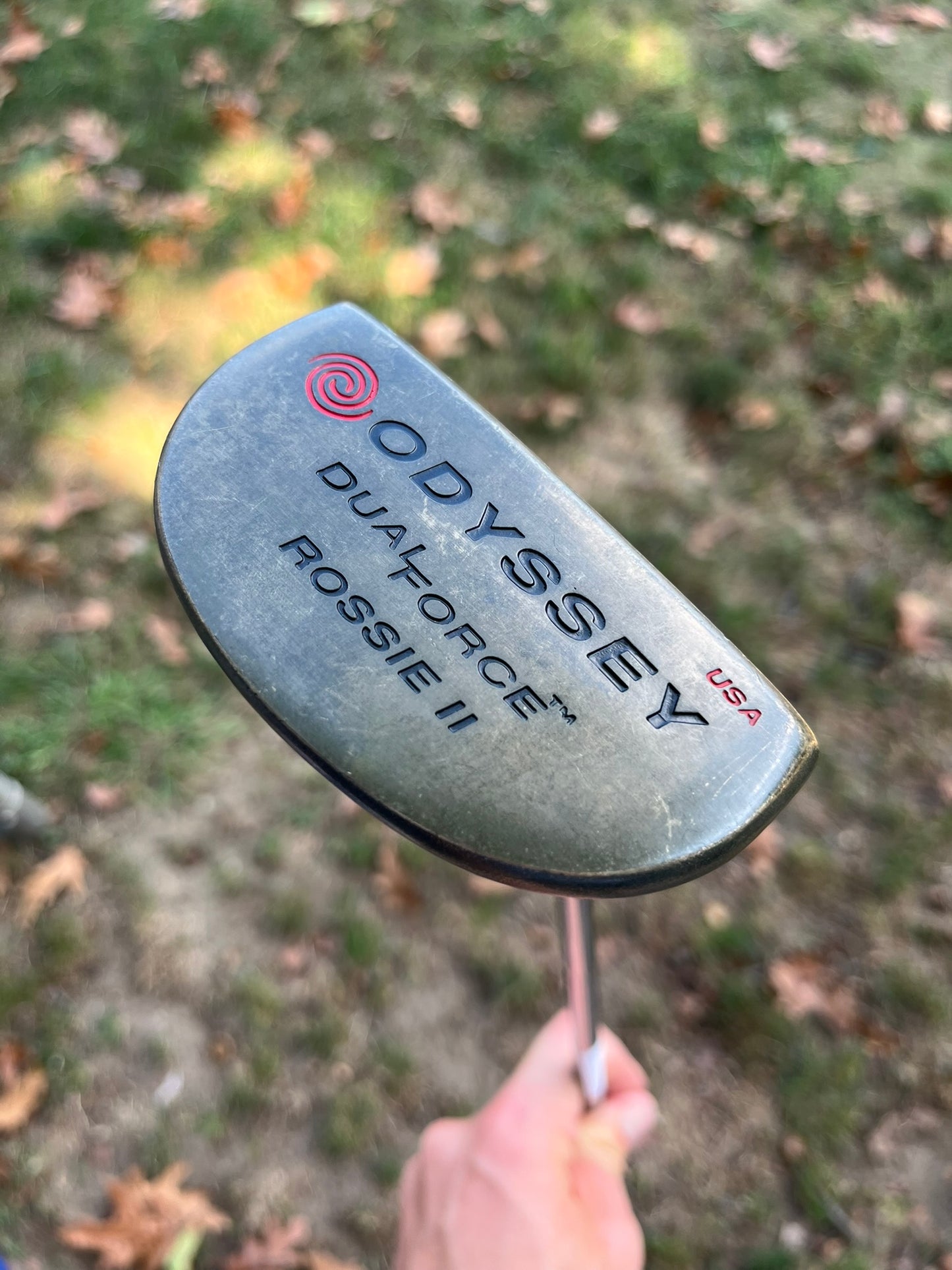 Odyssey Dual Force Rossie II Bronze Putter 35″ +HC NICE