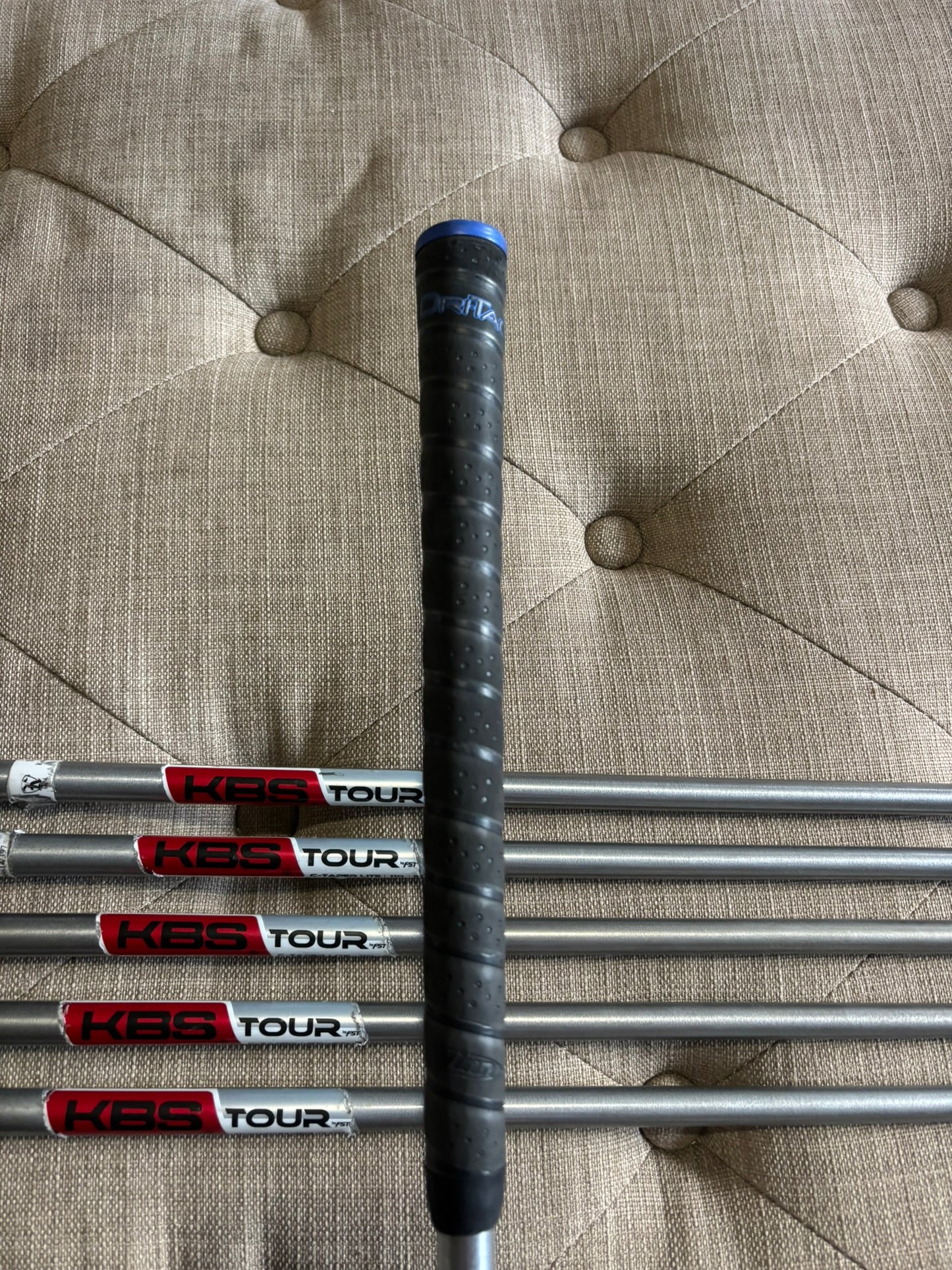 Mizuno JPX 919 Hot Metal Pro Iron Set 5-PW KBS C-Taper Lite Stiff Flex STD NICE