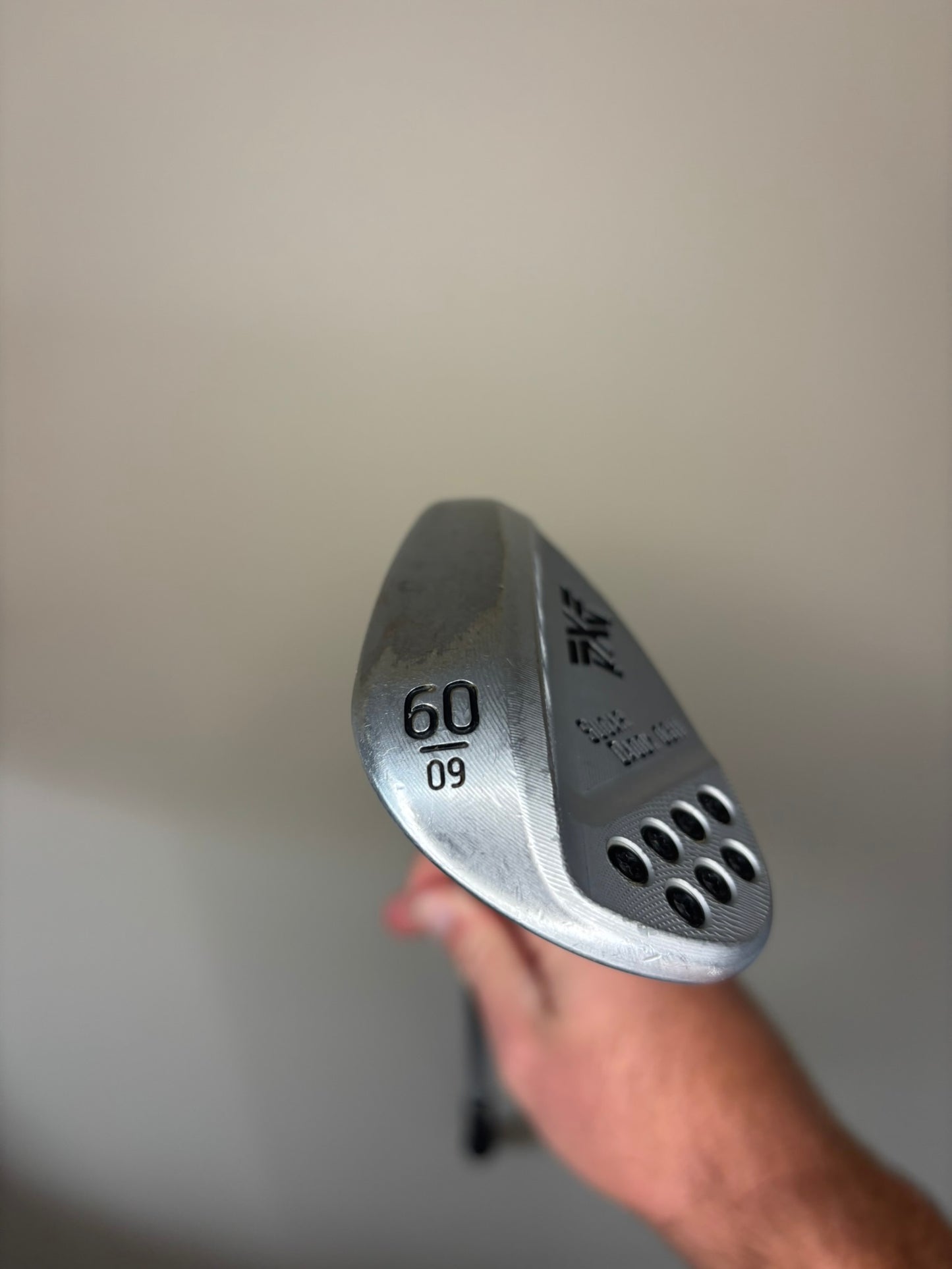 PXG 0311 Sugar Daddy Milled Chrome Lob Wedge 60° / 9 S300 Stiff Flex 35″