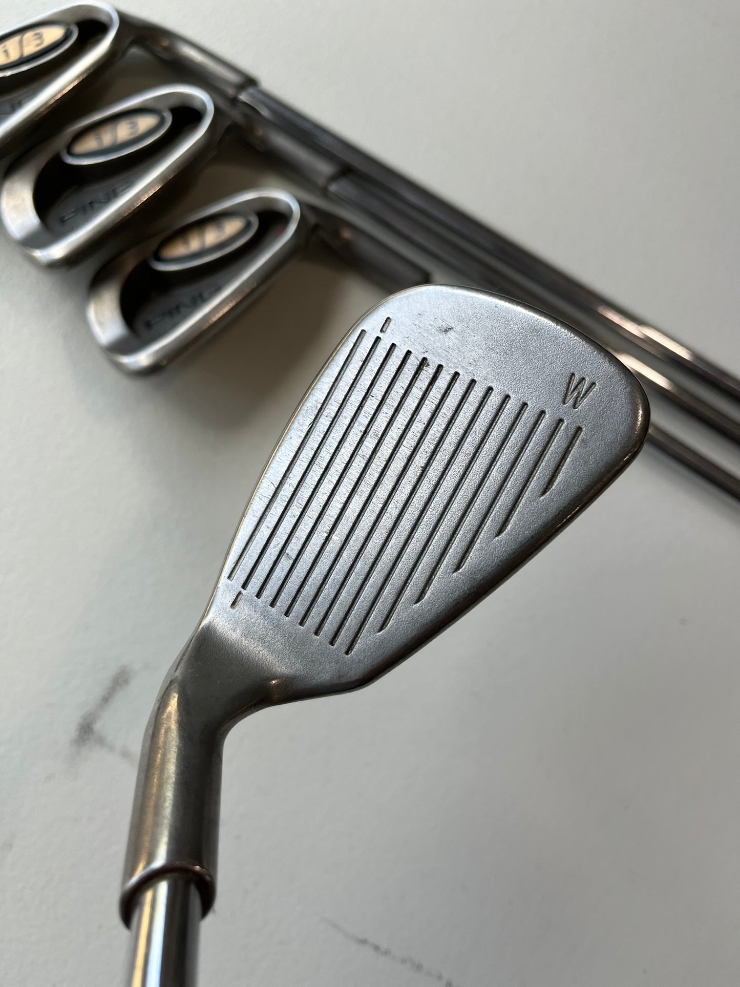 Ping i3 O-size Oversize Iron Set 7-PW Red Dot Cushin JZ Regular Flex +1/4″ NICE