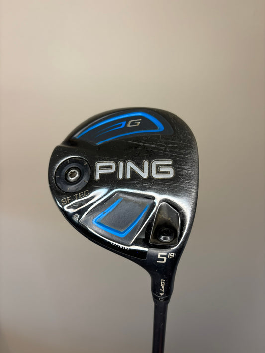 Ping 2016 G SF Tec 5-Wood 19° Alta 65g Senior Flex 42″ NICE