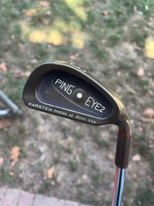 Ping Eye 2 + BeCu 3-Iron Orange Dot NS Pro 950 GH Neo SR Flex 39.75″ NICE