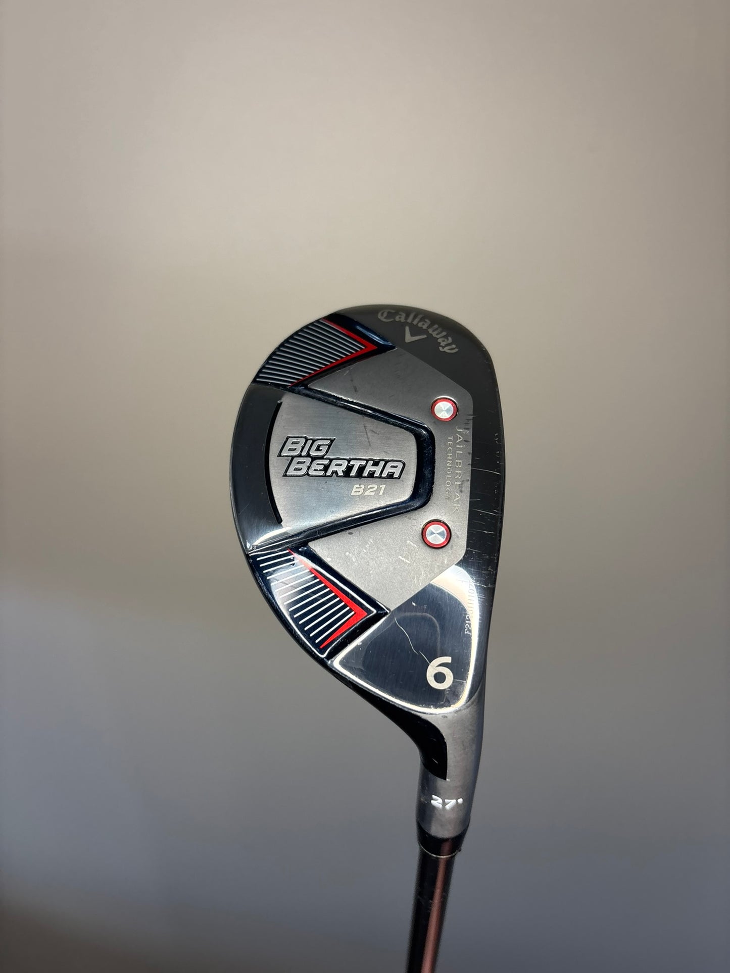 Callaway Big Bertha B21 6 Hybrid 27° RCH 65 Senior Flex 39″ NICE