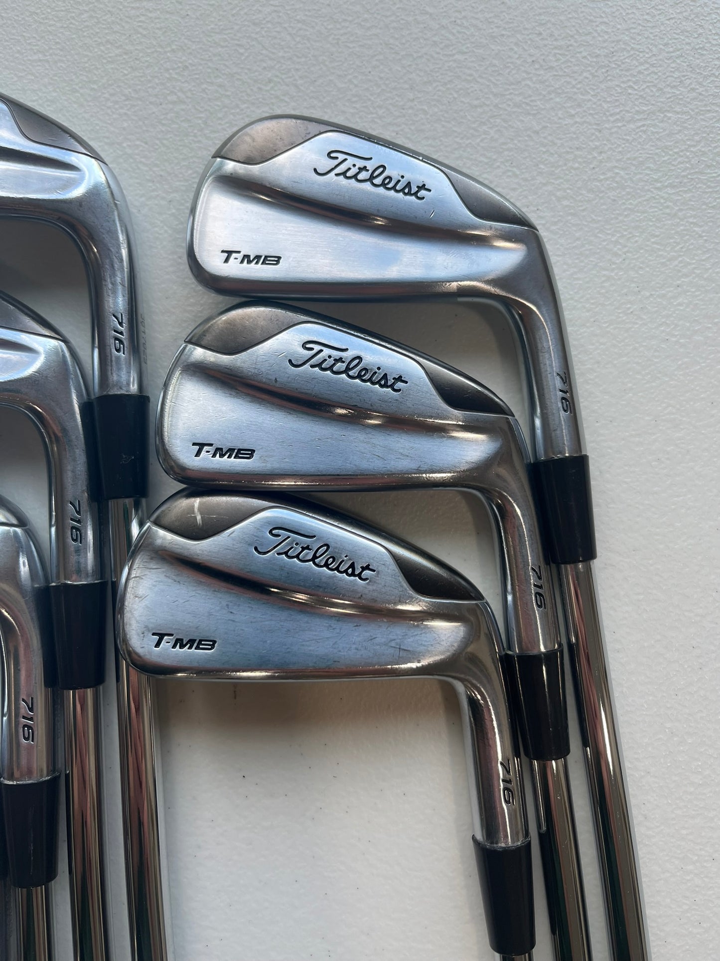 Titleist 716 T-MB Iron Set 4-PW Project X Rifle Stiff Flex Standard NICE