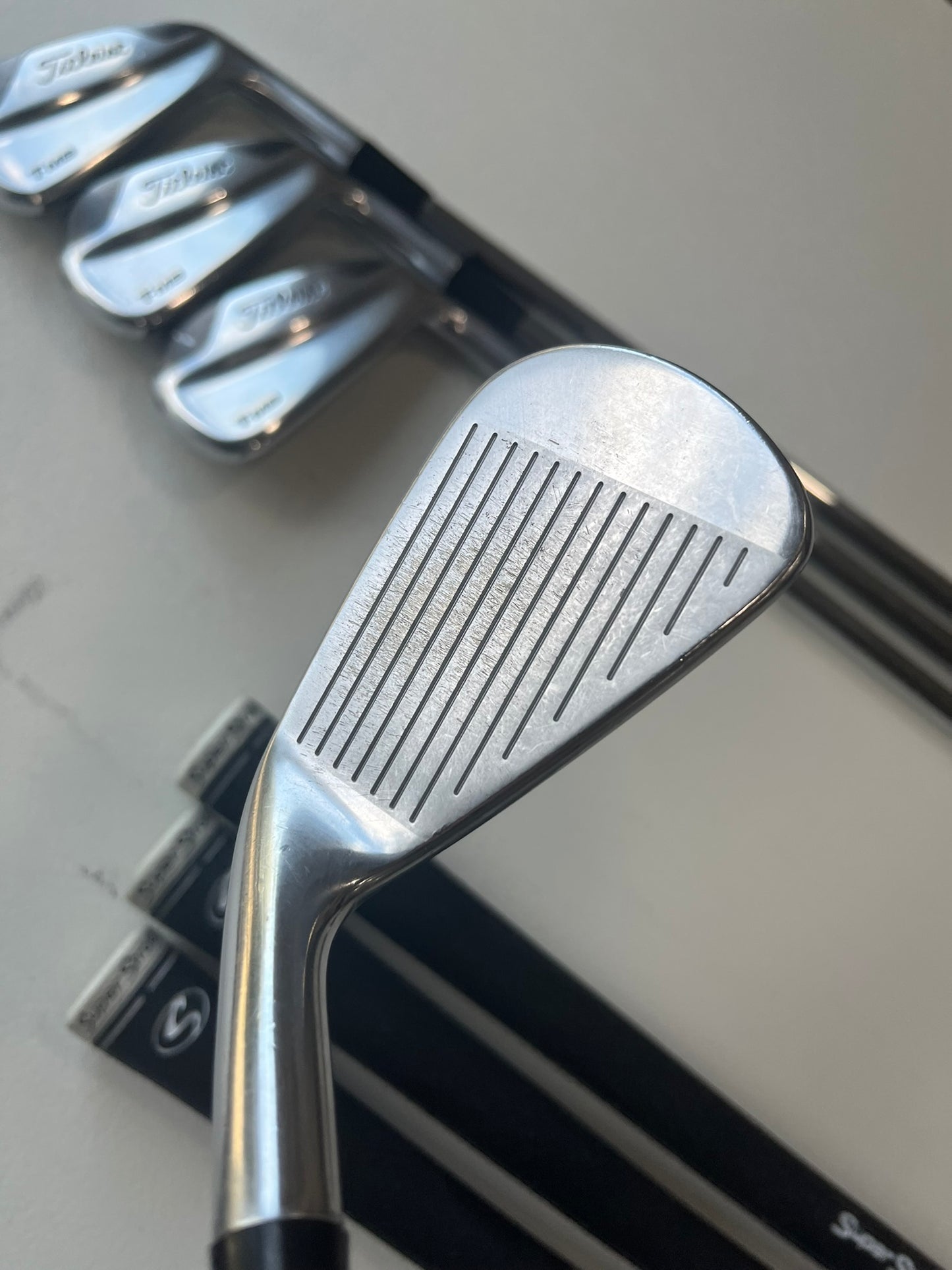 Titleist 716 T-MB Iron Set 4-PW Project X Rifle Stiff Flex Standard NICE