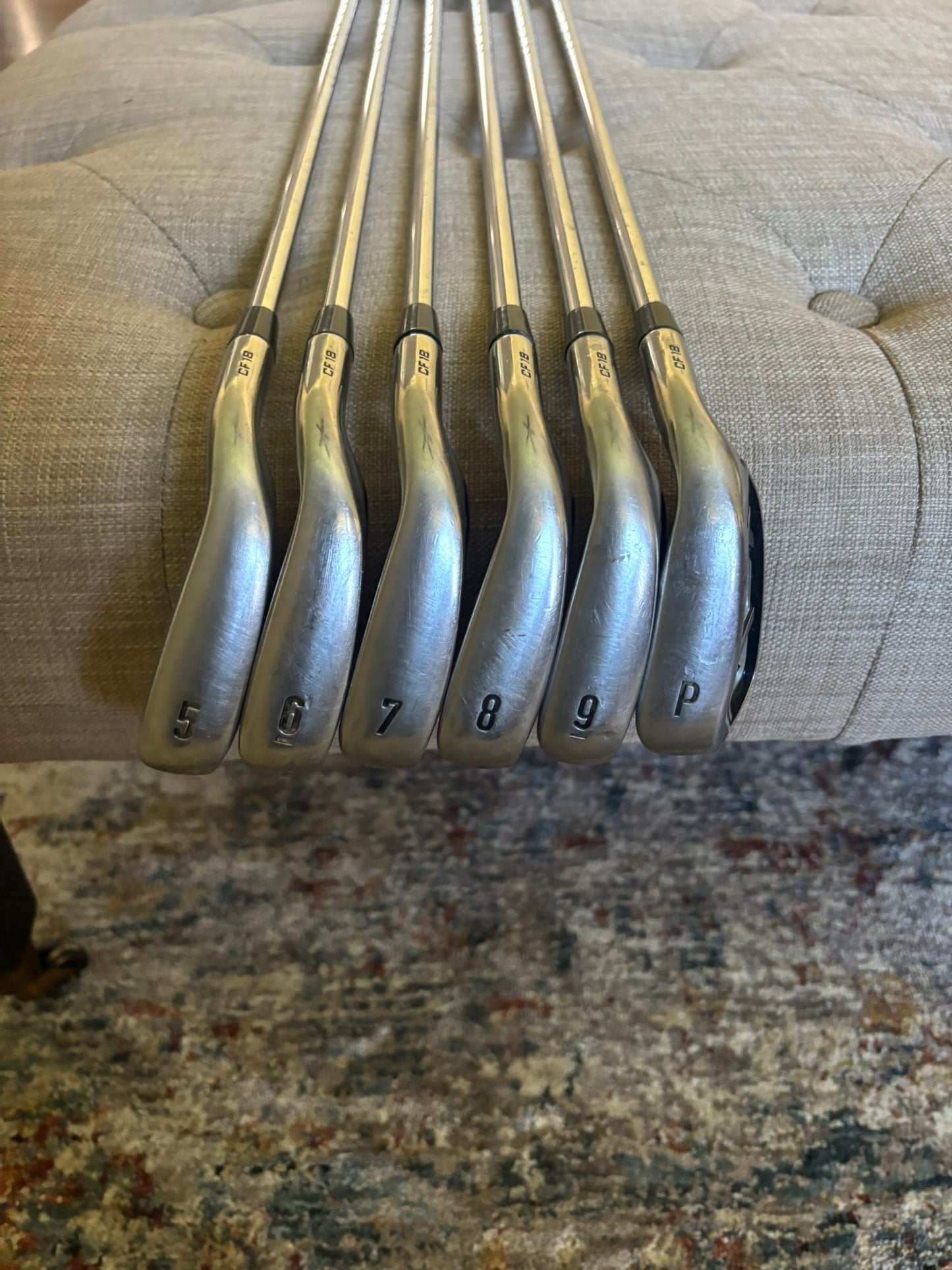Callaway Rogue CF18 Iron Set 5-PW Steel Shaft Regular Flex STD NICE