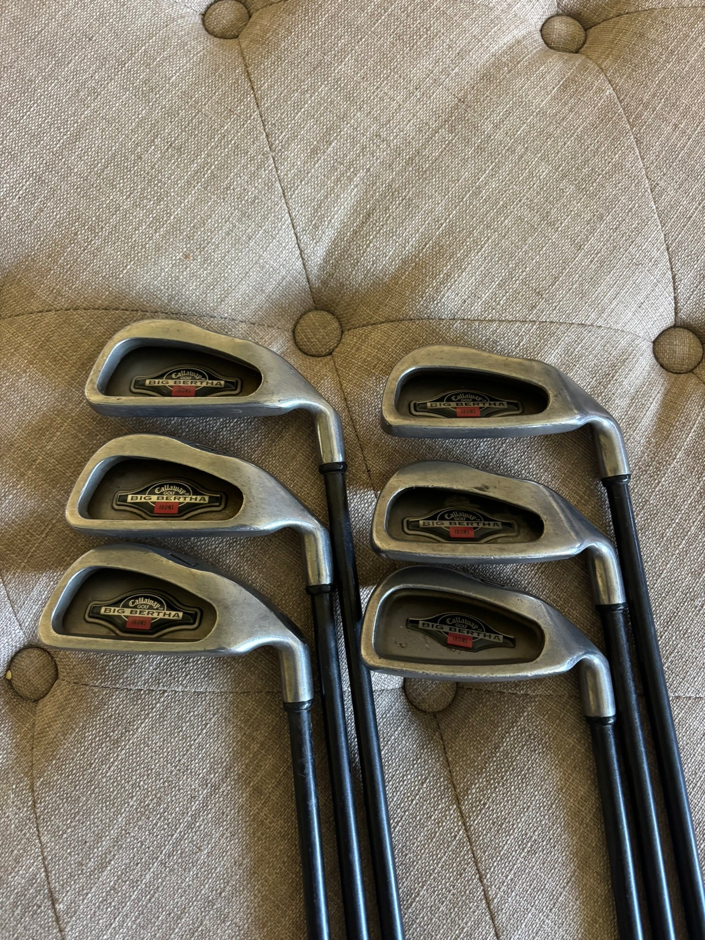 Callaway 1996 Big Bertha Iron Set 5-PW RCH 96 Regular Flex STD