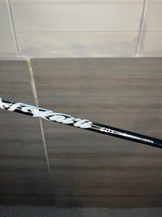 Mitsubishi Kai'li White 60X Extra Stiff Flex Driver Shaft Cobra Tip 44.125″ NEW