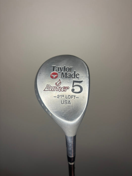 Taylormade Tour Preferred Burner 5-Wood 21° Graphite Stiff Flex 41″ NICE
