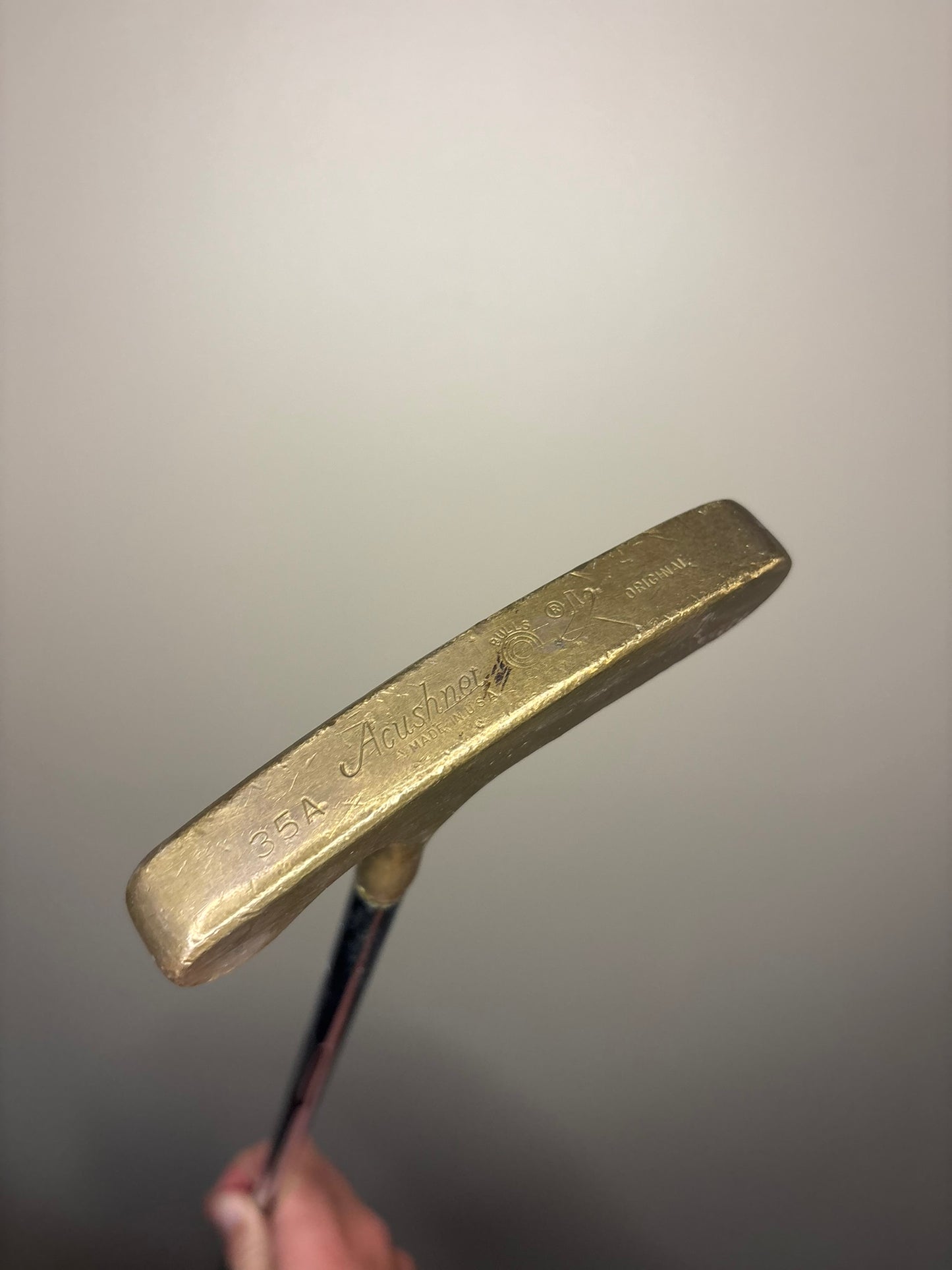 Acushnet Bullseye 35A Putter Steel 34.75″ NICE