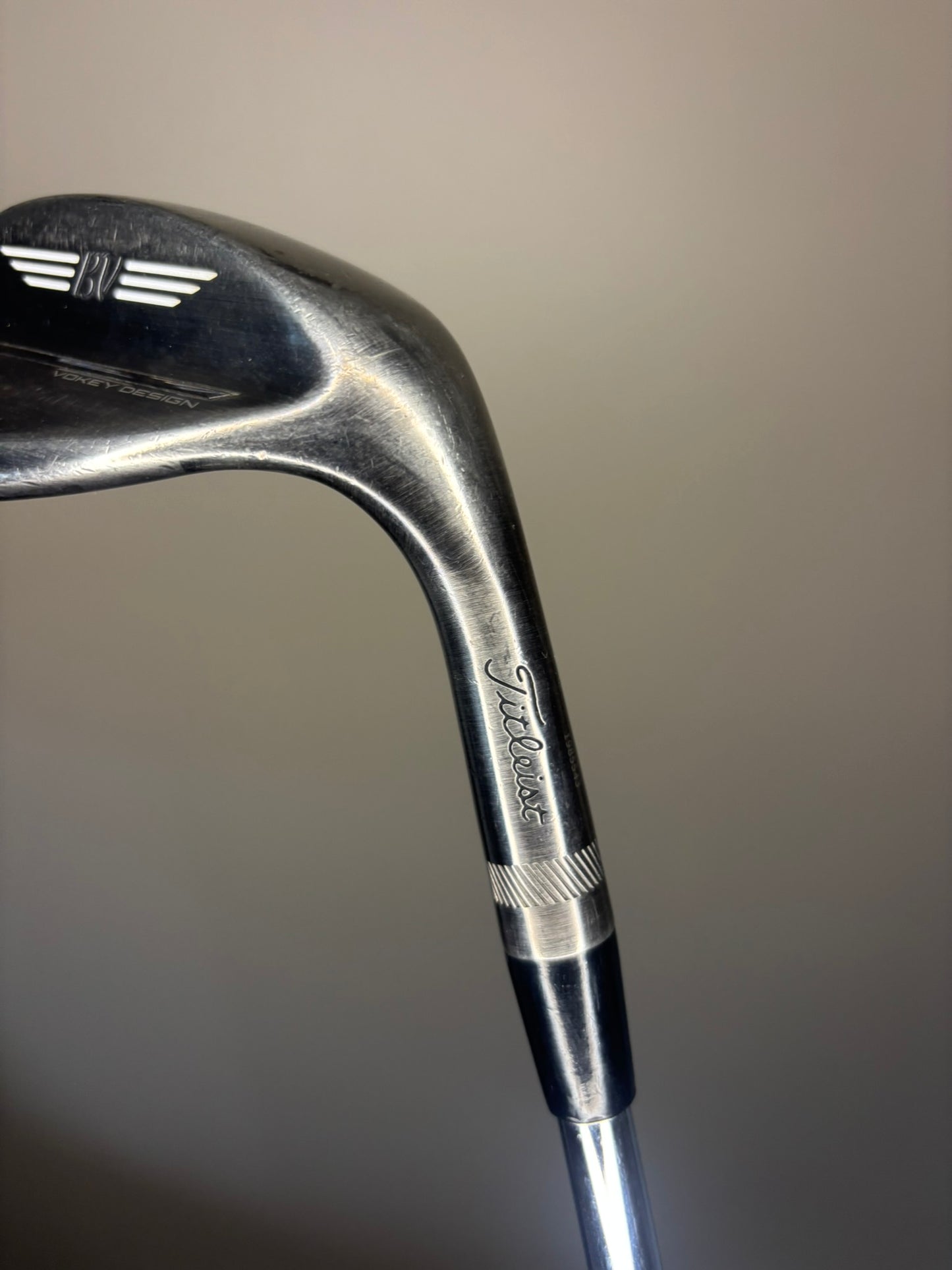 Titleist Vokey SM9 Brushed Steel Lob Wedge 58° / 14K Wedge Flex 35″ NICE
