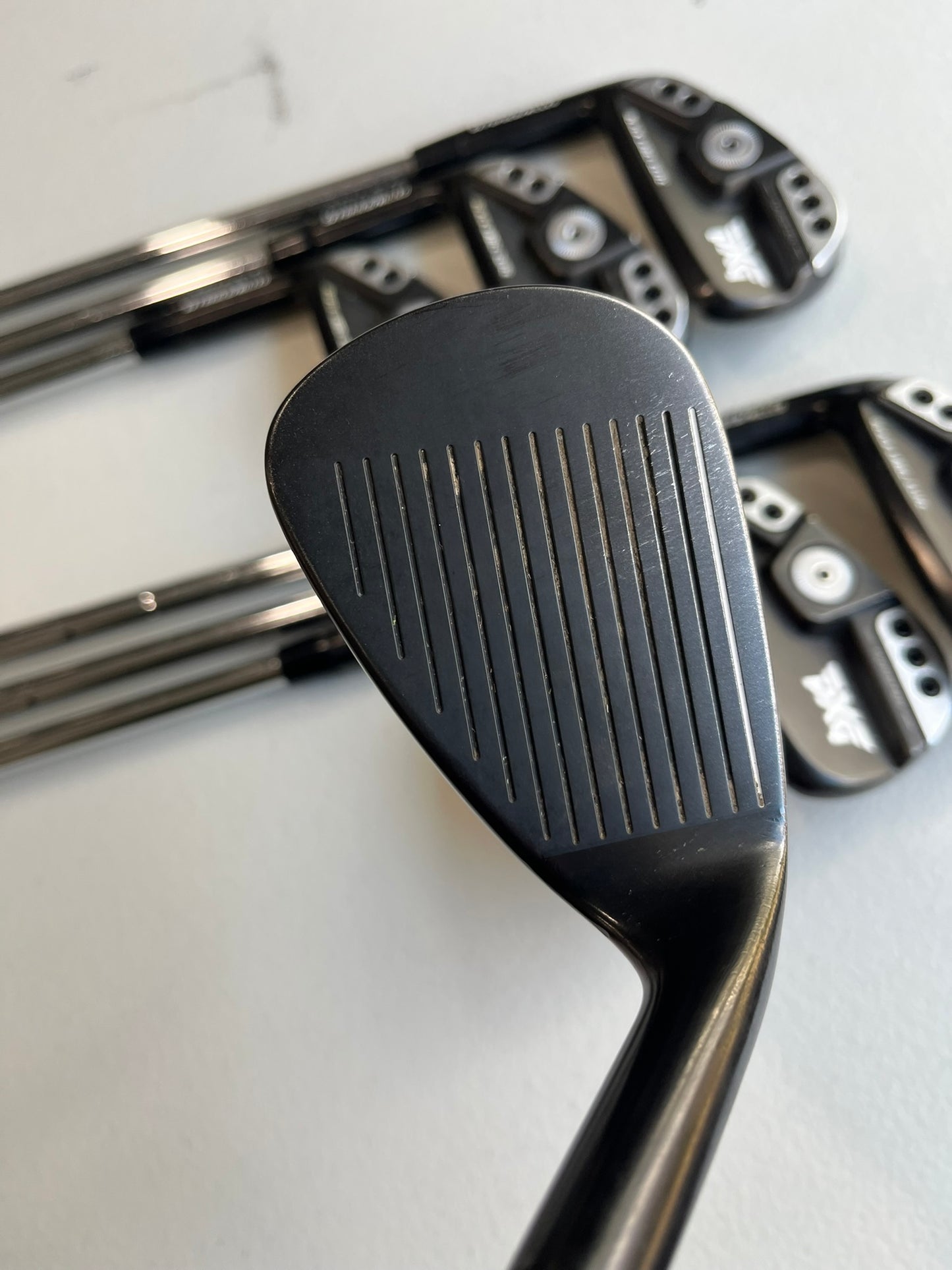 PXG 0311 T Gen5 XD Black Label Elite Iron Set 4-PW KBS Tour Stiff Flex Lefty +1″