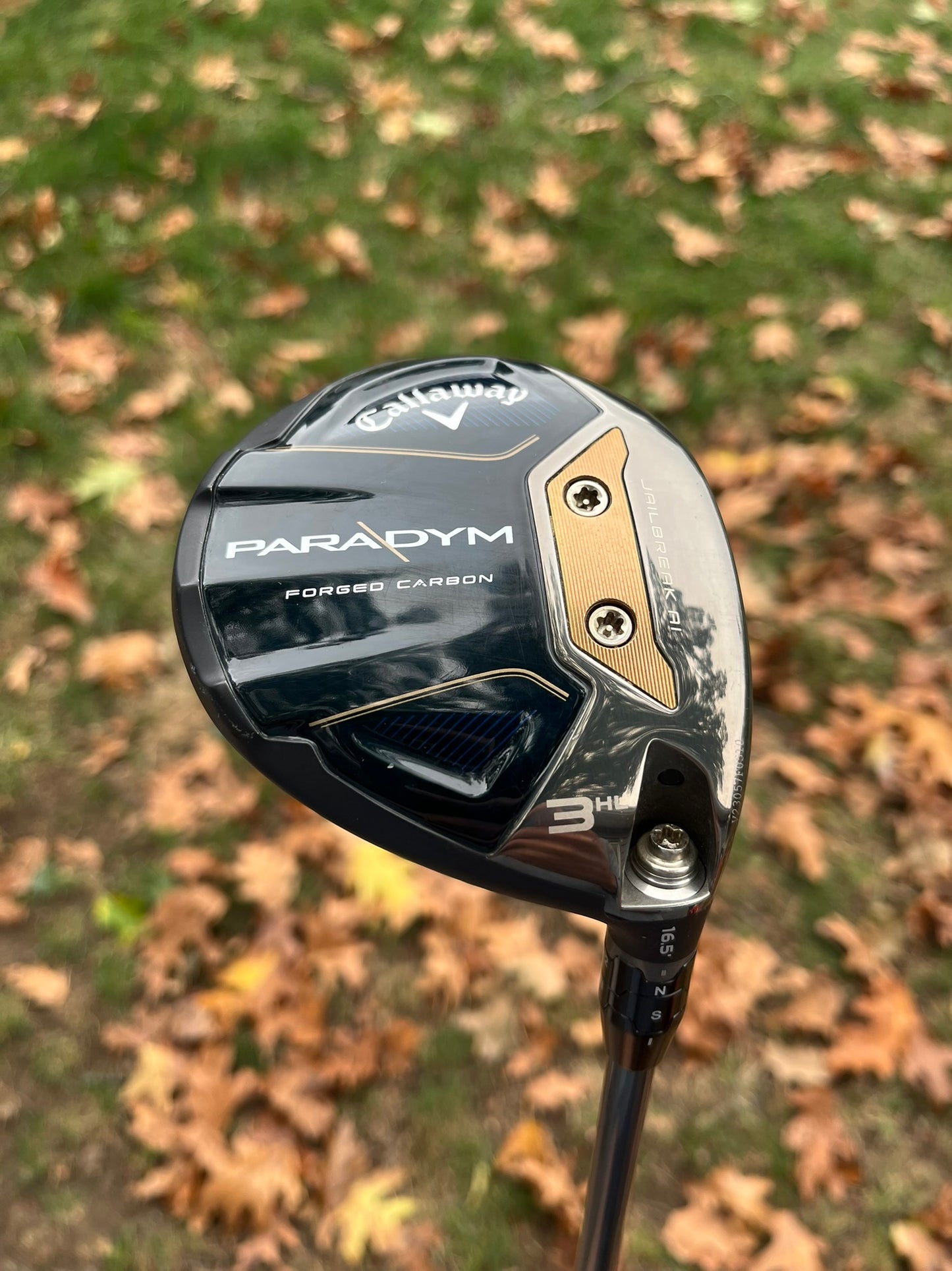 Callaway Paradym 3HL 3-Wood 16.5° Hzrdus 60g Stiff Flex 42″ NICE
