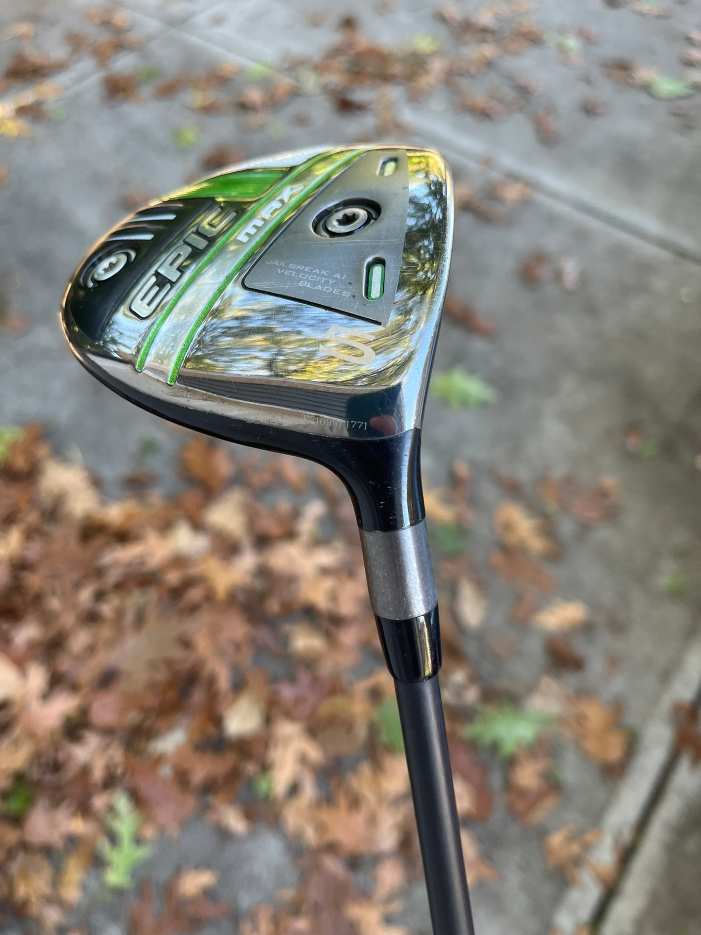 Callaway Epic Max 5-Wood Cypher Fifty Senior Flex 42.25″ +HC NICE