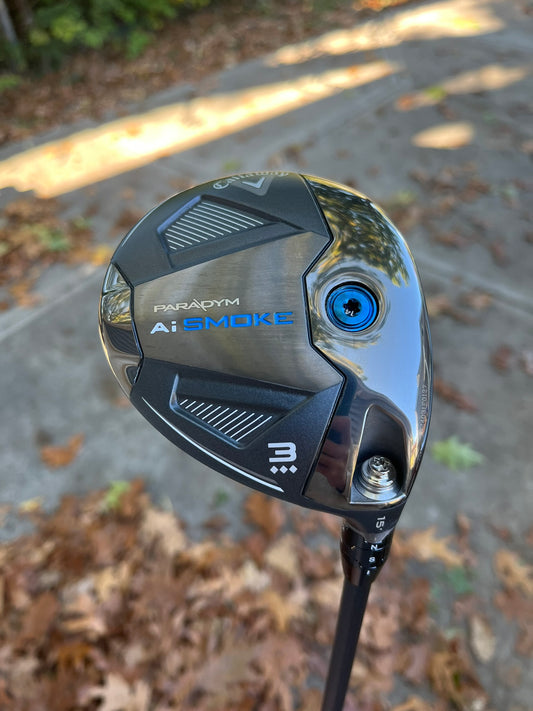 Callaway Ai Smoke Triple Diamond 3-Wood 15° Tensei AV Blue Stiff 41.5″ +HC MINT