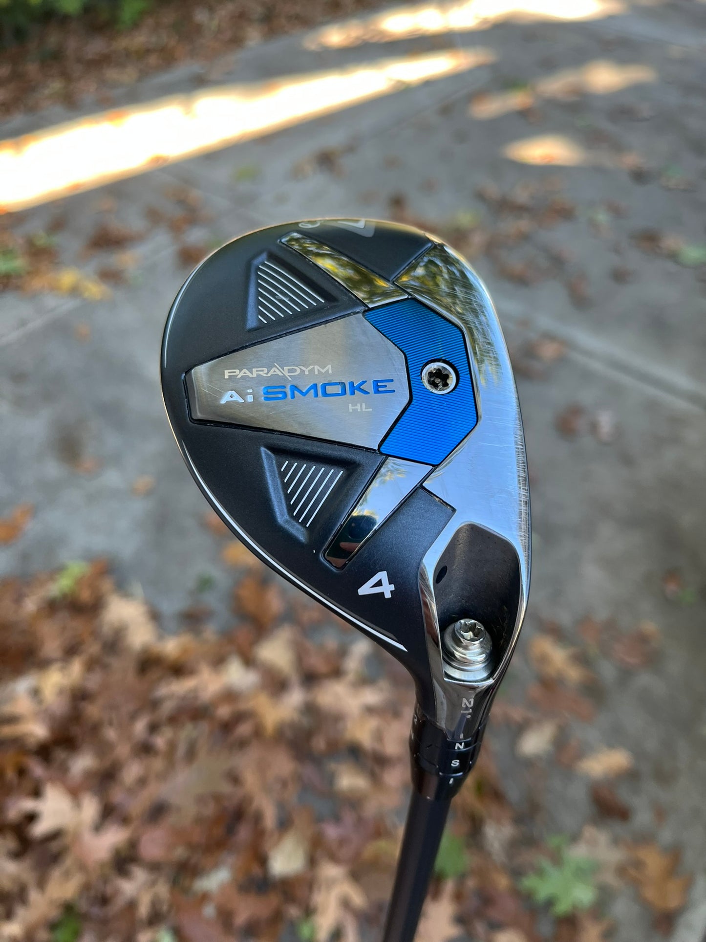 Callaway Ai Smoke HL 4 Hybrid 21° Cypher Sixty Regular Flex 40″ +HC NICE