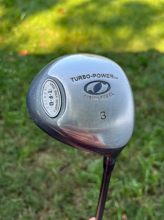 Photo of Turbo Power Titan Steel 3-Wood Stiff Flex