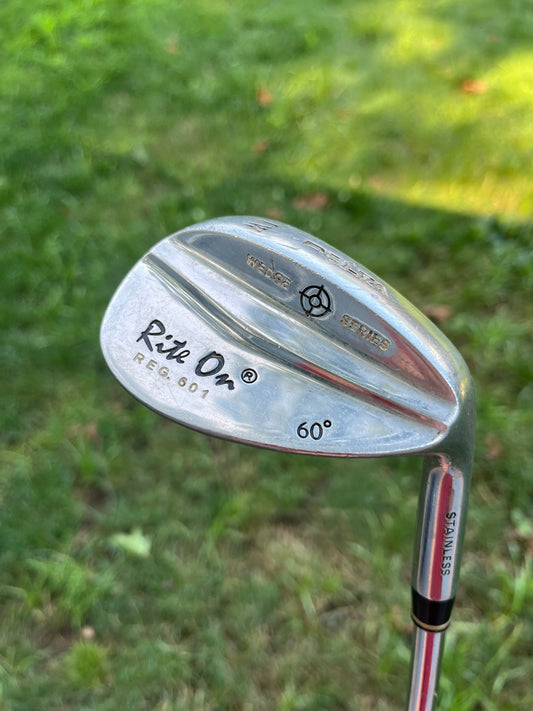 Photo of Delta Rite On Reg. 601 Lob Wedge 60° Stiff Flex