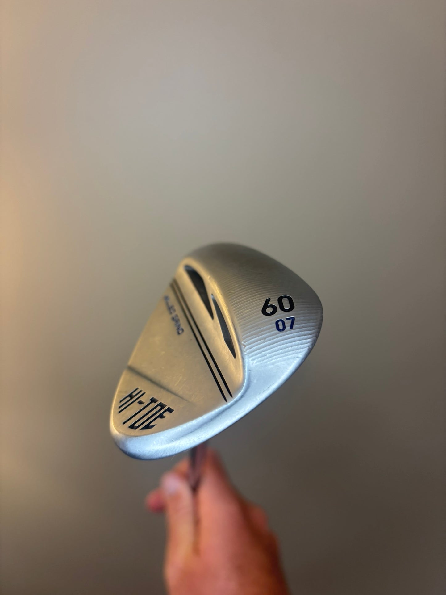 Taylormade MG HI-TOE 3 Chrome Lob Wedge 60° / 7 KBS Stiff Flex Lefty 34.75″ NICE