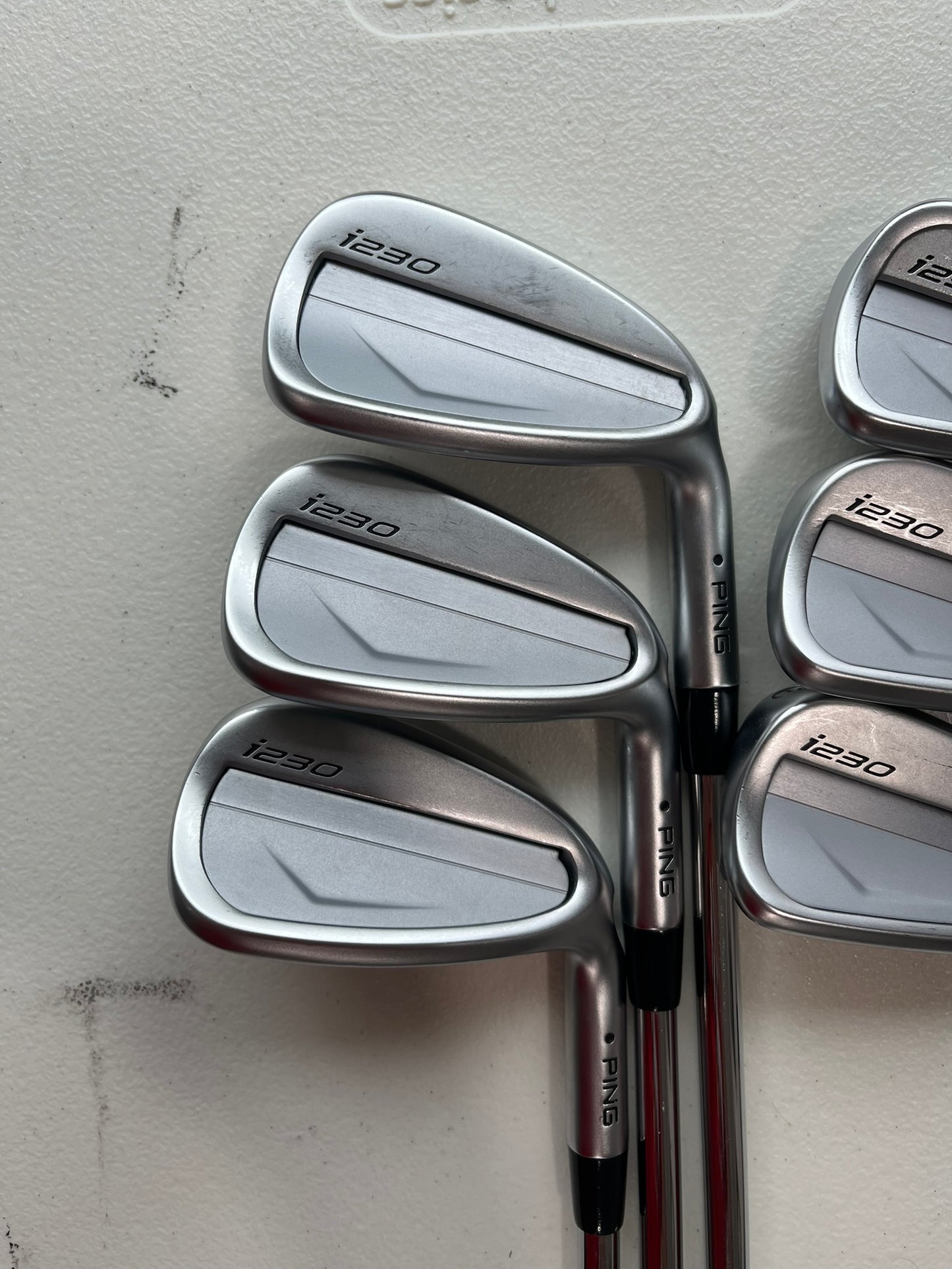 Ping i230 Iron Set 5-PW Black Dot KBS Tour 130 Extra Stiff Flex +3/4″ NICE