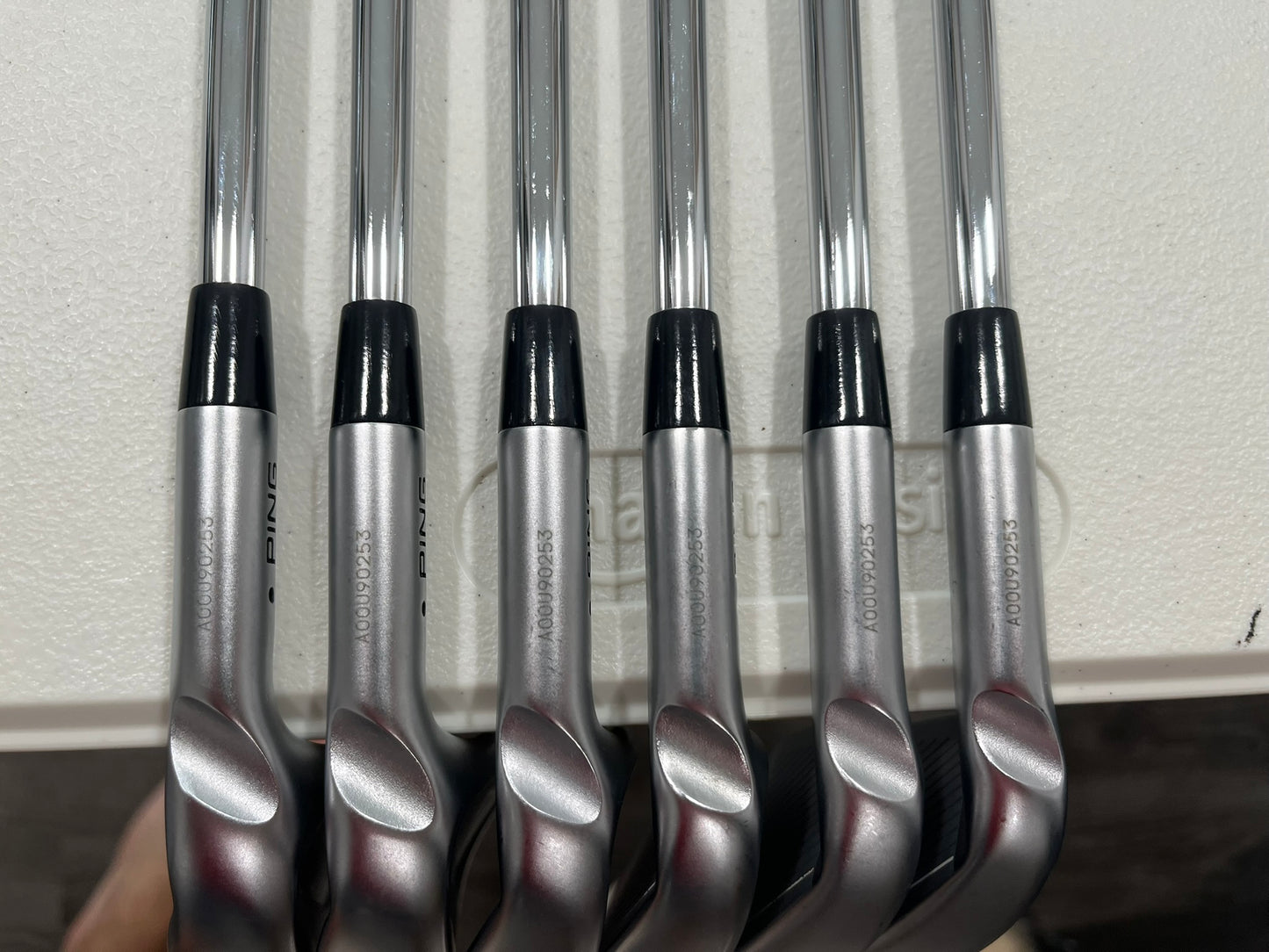 Ping i230 Iron Set 5-PW Black Dot KBS Tour 130 Extra Stiff Flex +3/4″ NICE