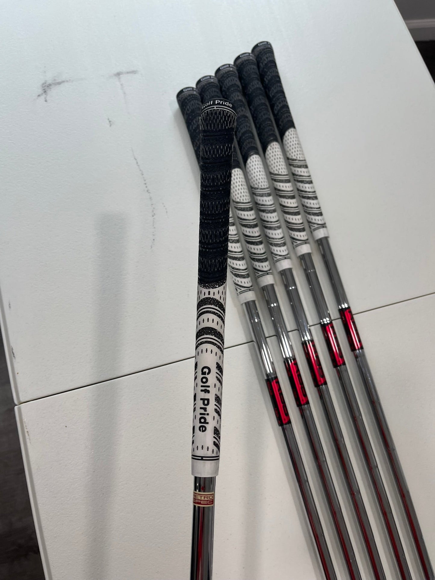 Ping i230 Iron Set 5-PW Black Dot KBS Tour 130 Extra Stiff Flex +3/4″ NICE