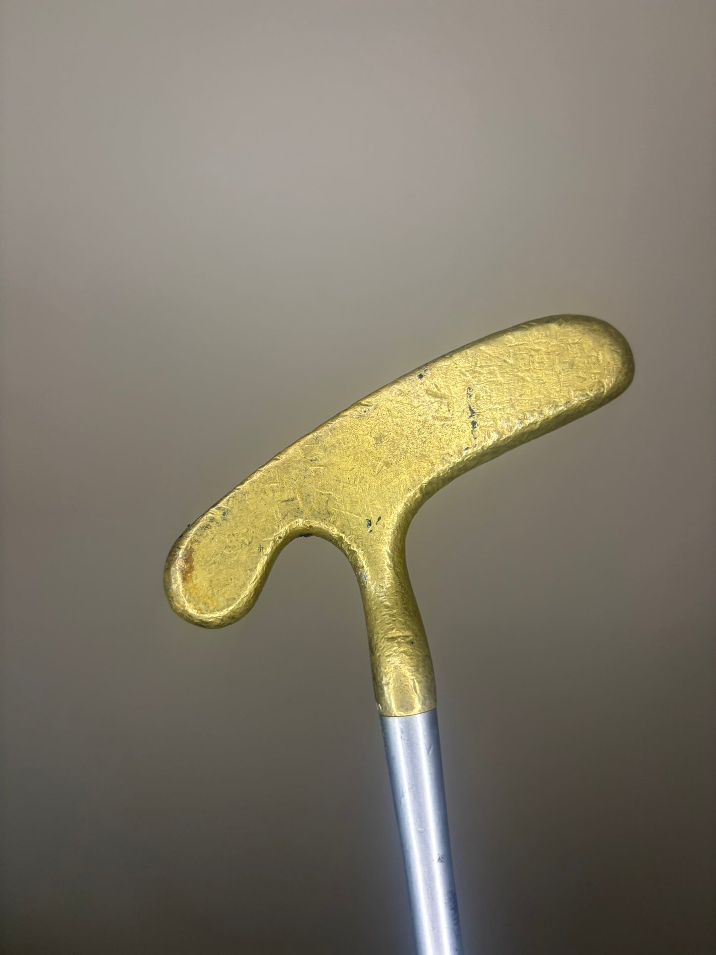 Photo of Vintage Acushnet Bulls Eye Standard Flange Offset M5C Putter Flare Tip Satin