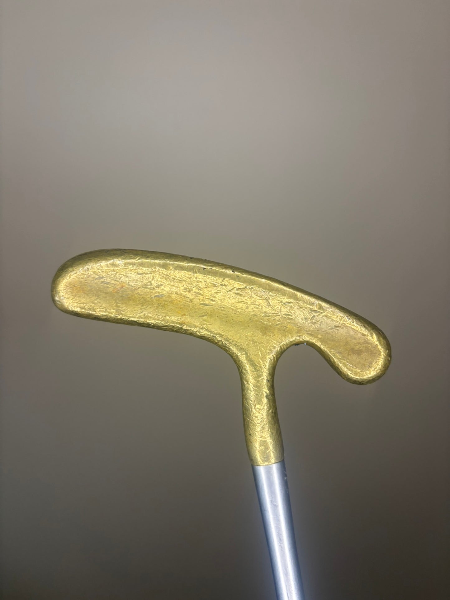 Photo of Vintage Acushnet Bulls Eye Standard Flange Offset M5C Putter Flare Tip Satin