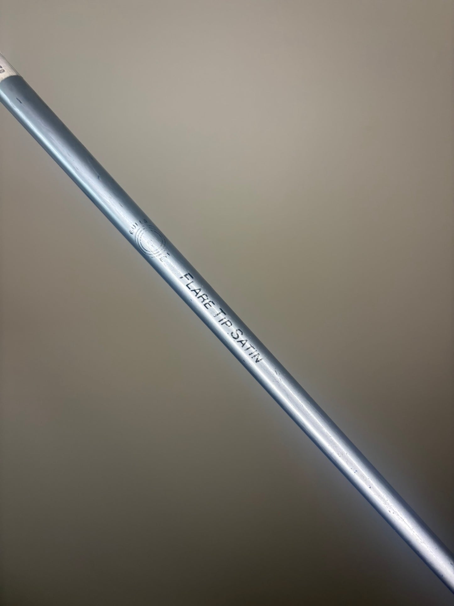 Photo of Vintage Acushnet Bulls Eye Standard Flange Offset M5C Putter Flare Tip Satin