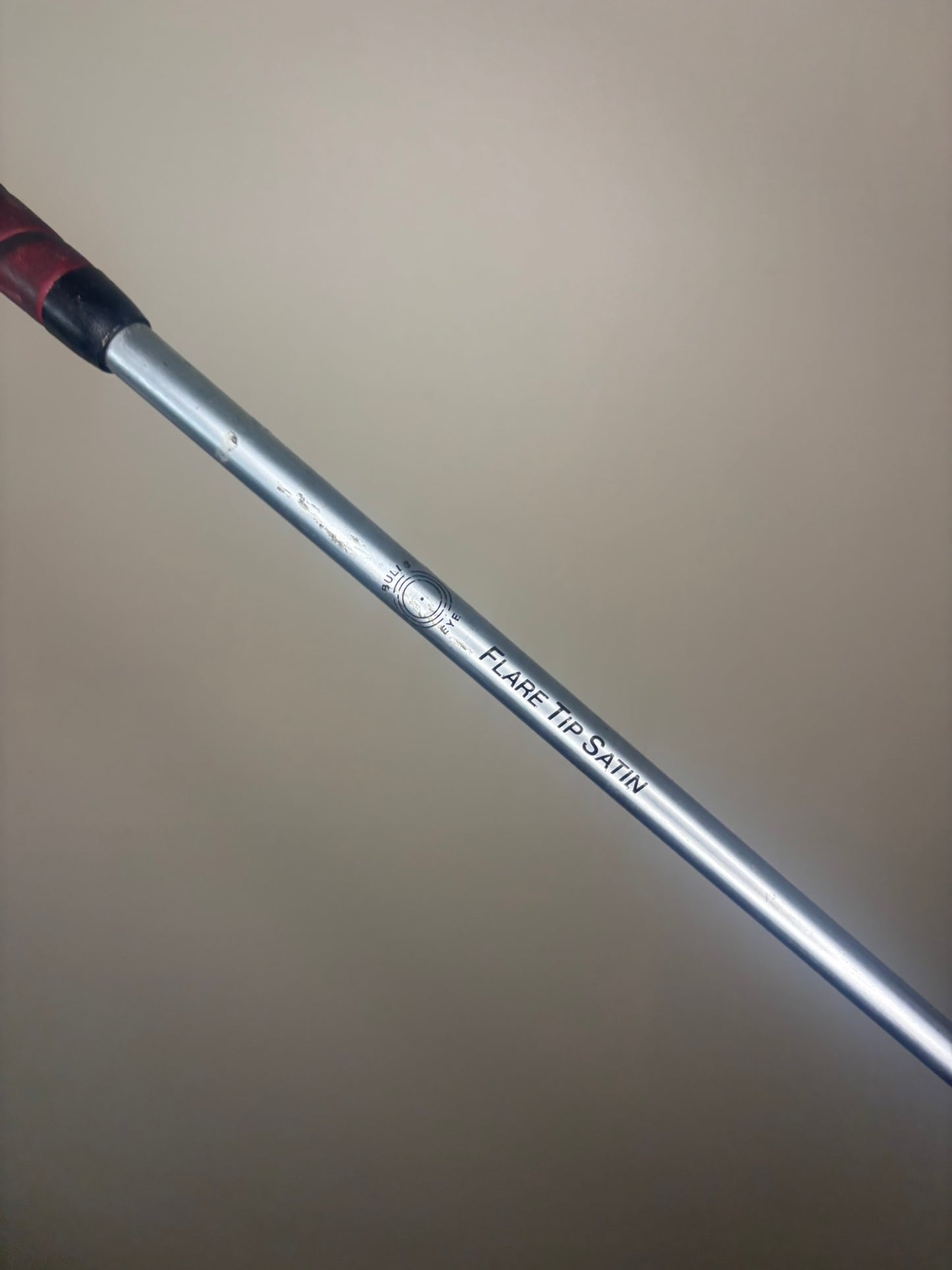 Photo of Vintage Titleist Bulls Eye Heel Flange Offset M5L Putter Flare Tip Satin
