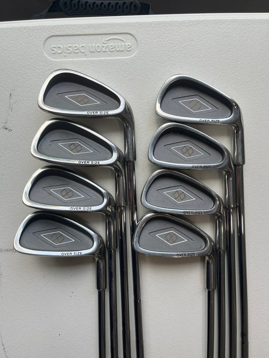 Photo of Double Diamond Oversize Iron Set Regular Flex True Temper