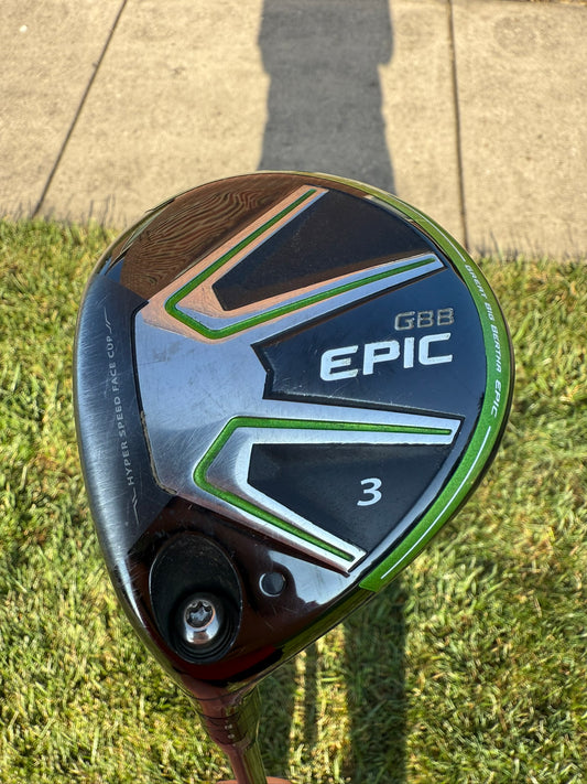 Photo of Callaway GBB Epic 3-Wood 15° Stiff Flex Rogue Max 85G