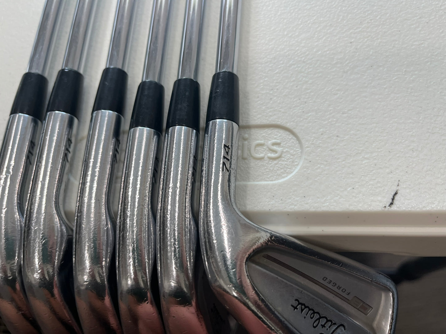 Photo of Titleist 714 CB Iron Set Extra Stiff Flex Dynamic Gold X100