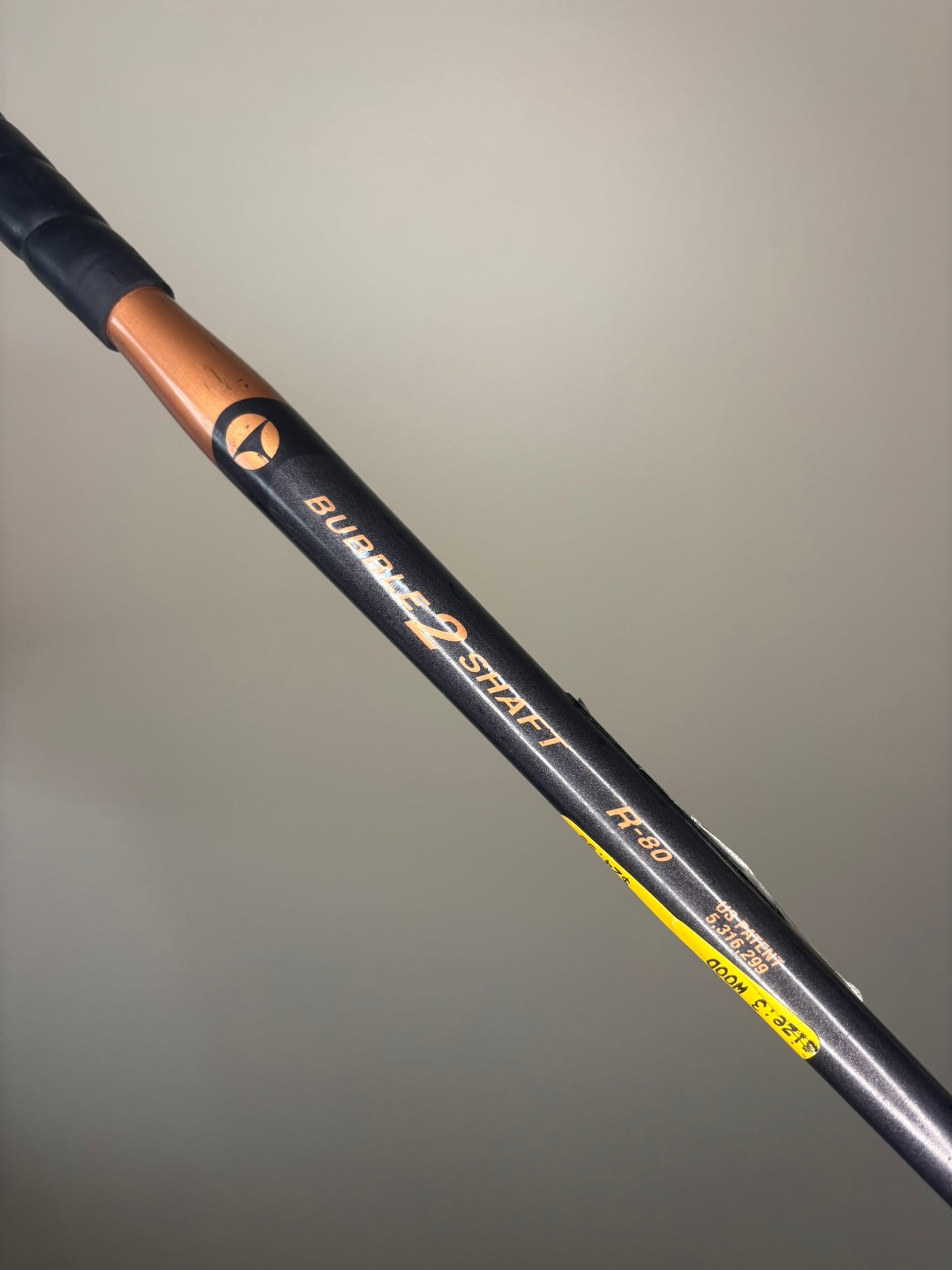 Taylormade Ti Bubble 2 3-Wood Bubble Shaft 2 R-80 Regular Flex 43″ +HC
