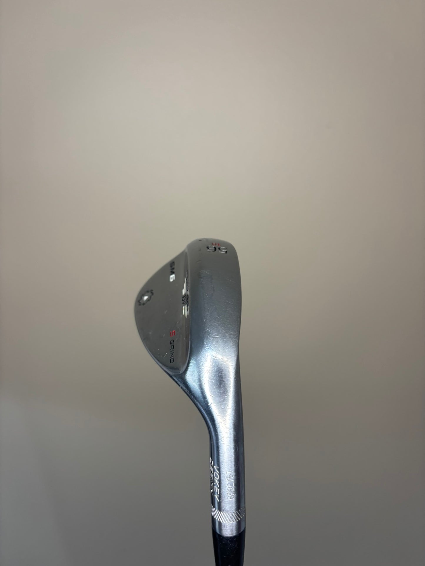 Titleist Vokey SM6 Tour Chrome Sand Wedge 56° / 10S Wedge Flex 35.5″ NICE