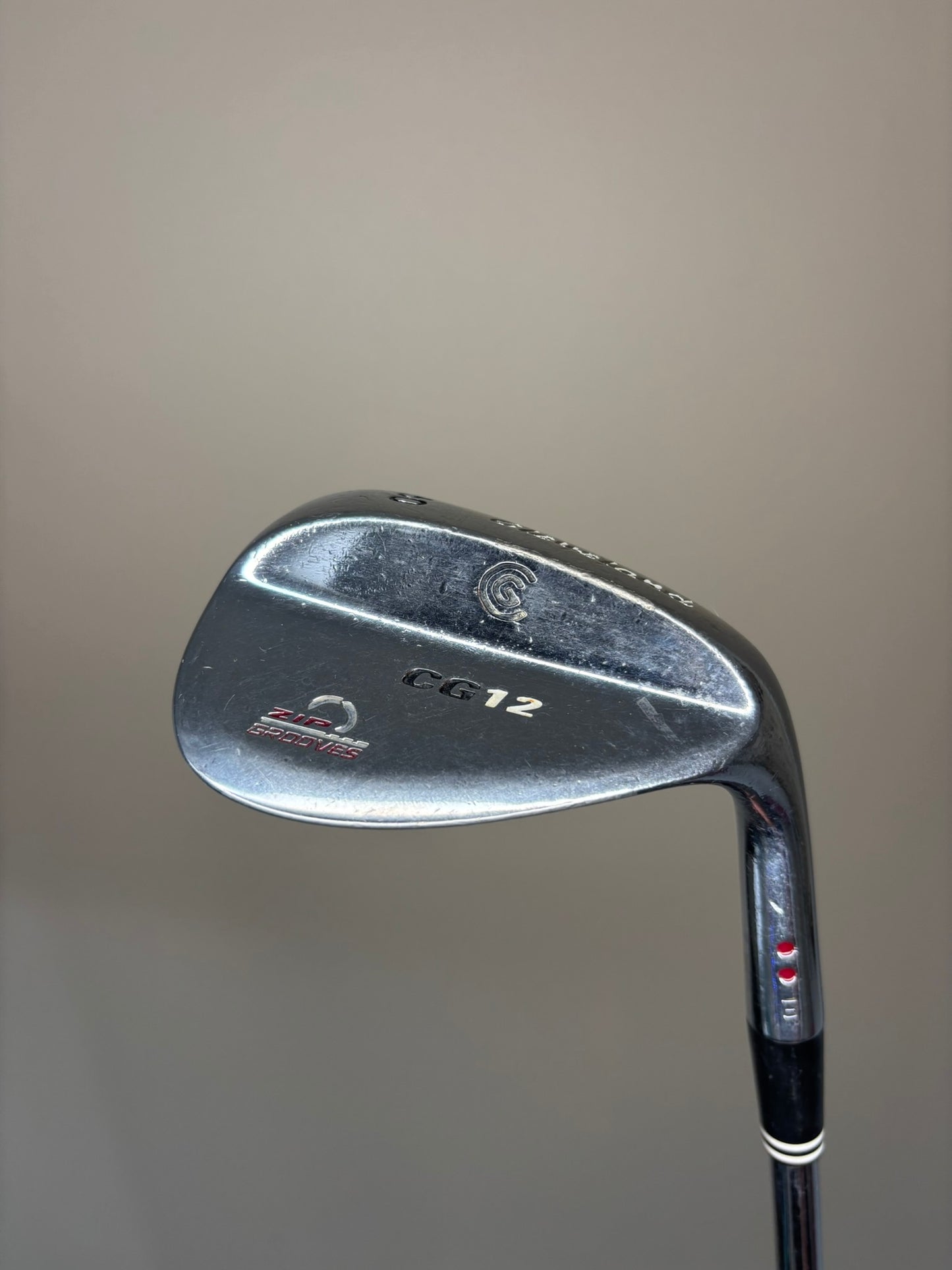 Cleveland CG12 Zip Grooves Chrome Lob Wedge 60° / 10 Wedge Flex 35.5″ NICE