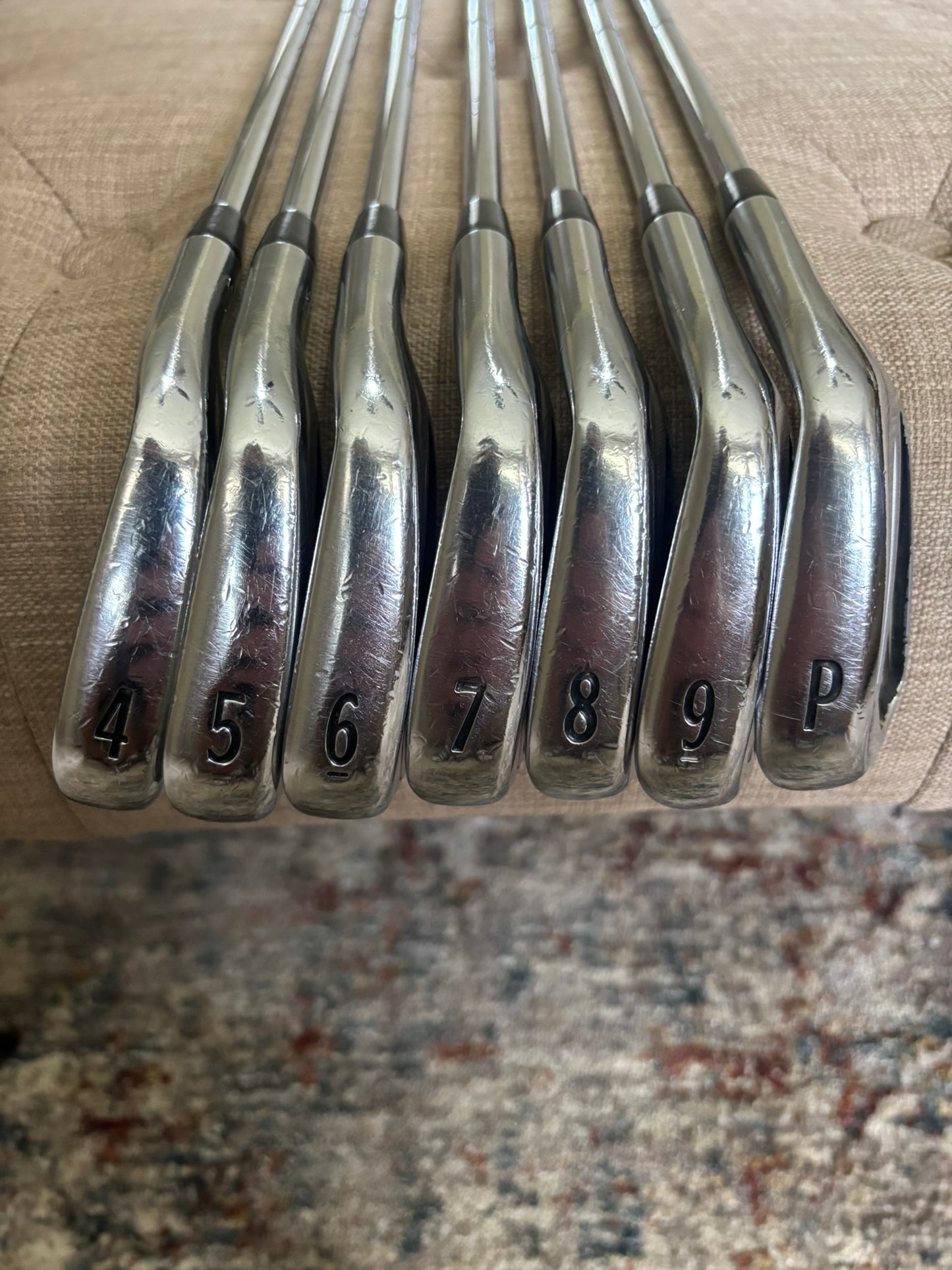 Titleist 716 AP2 Iron Set 4-PW TT AMT S300 Stiff Flex STD NICE
