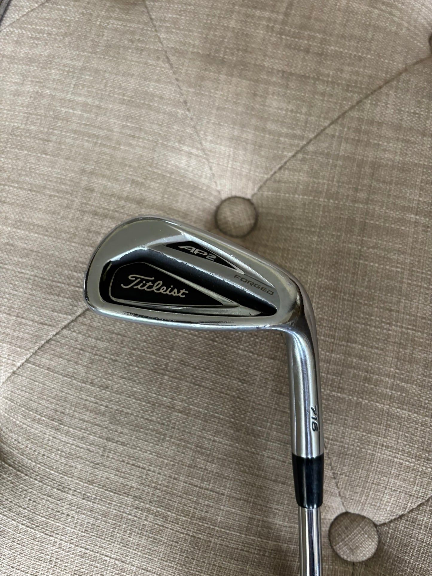 Titleist 716 AP2 Iron Set 4-PW TT AMT S300 Stiff Flex STD NICE