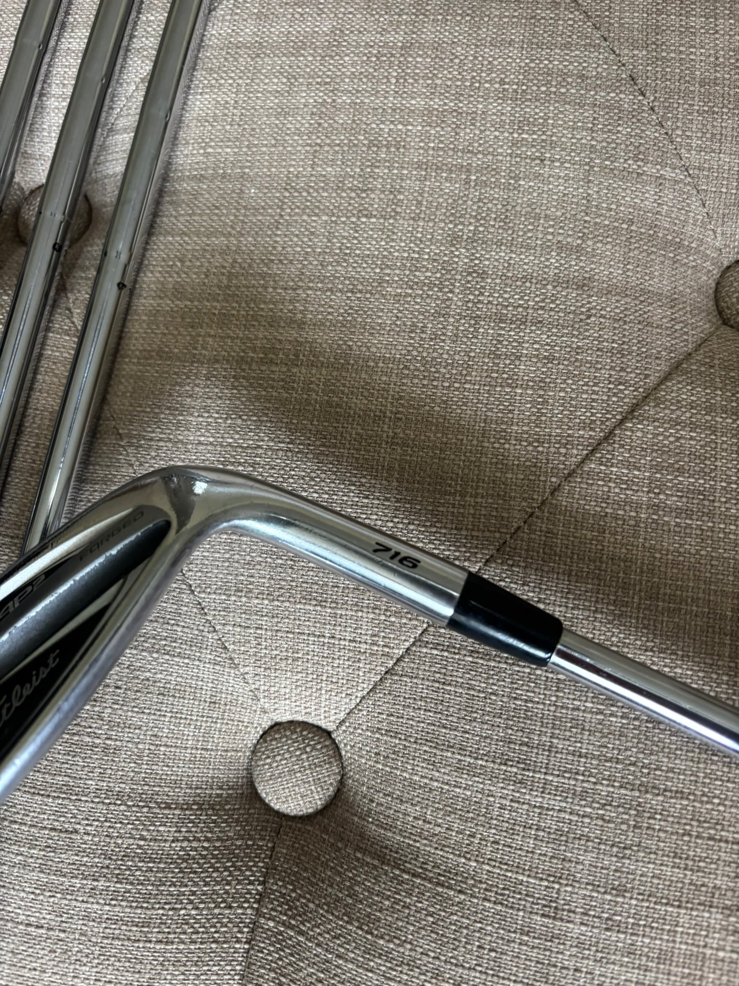 Titleist 716 AP2 Iron Set 4-PW TT AMT S300 Stiff Flex STD NICE