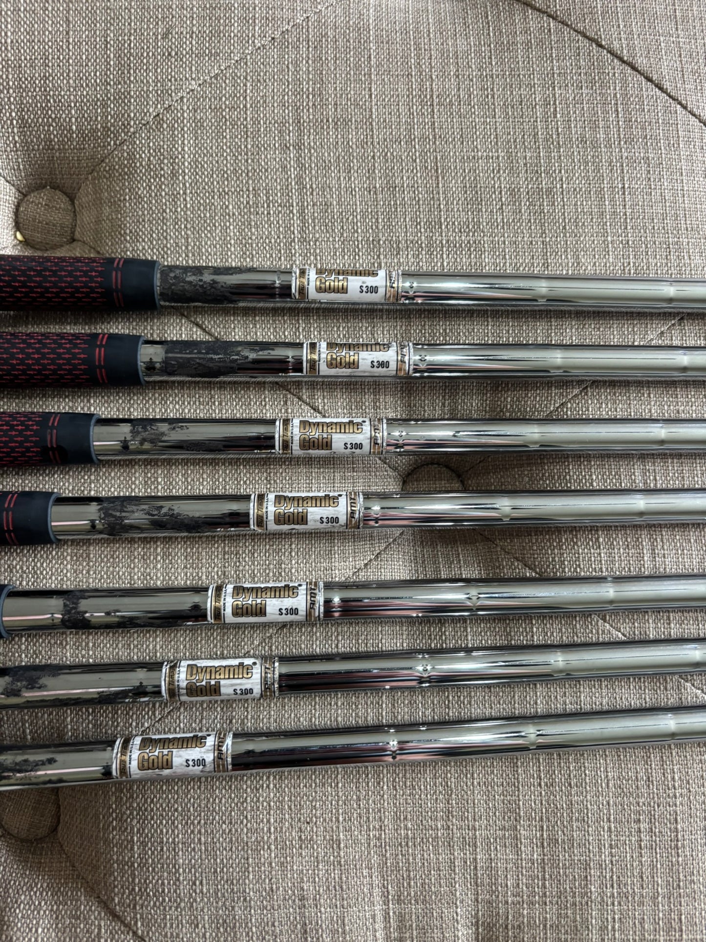 Titleist 716 AP2 Iron Set 4-PW TT AMT S300 Stiff Flex STD NICE