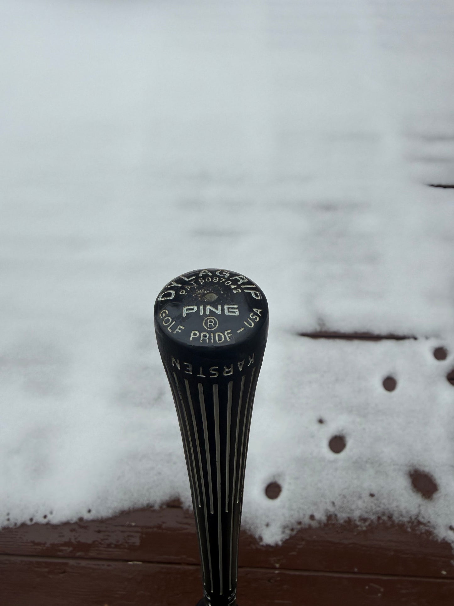 Ping isi Karsten 5-Iron Silver Dot Cushin Regular Flex Lefty 38.5″ NICE