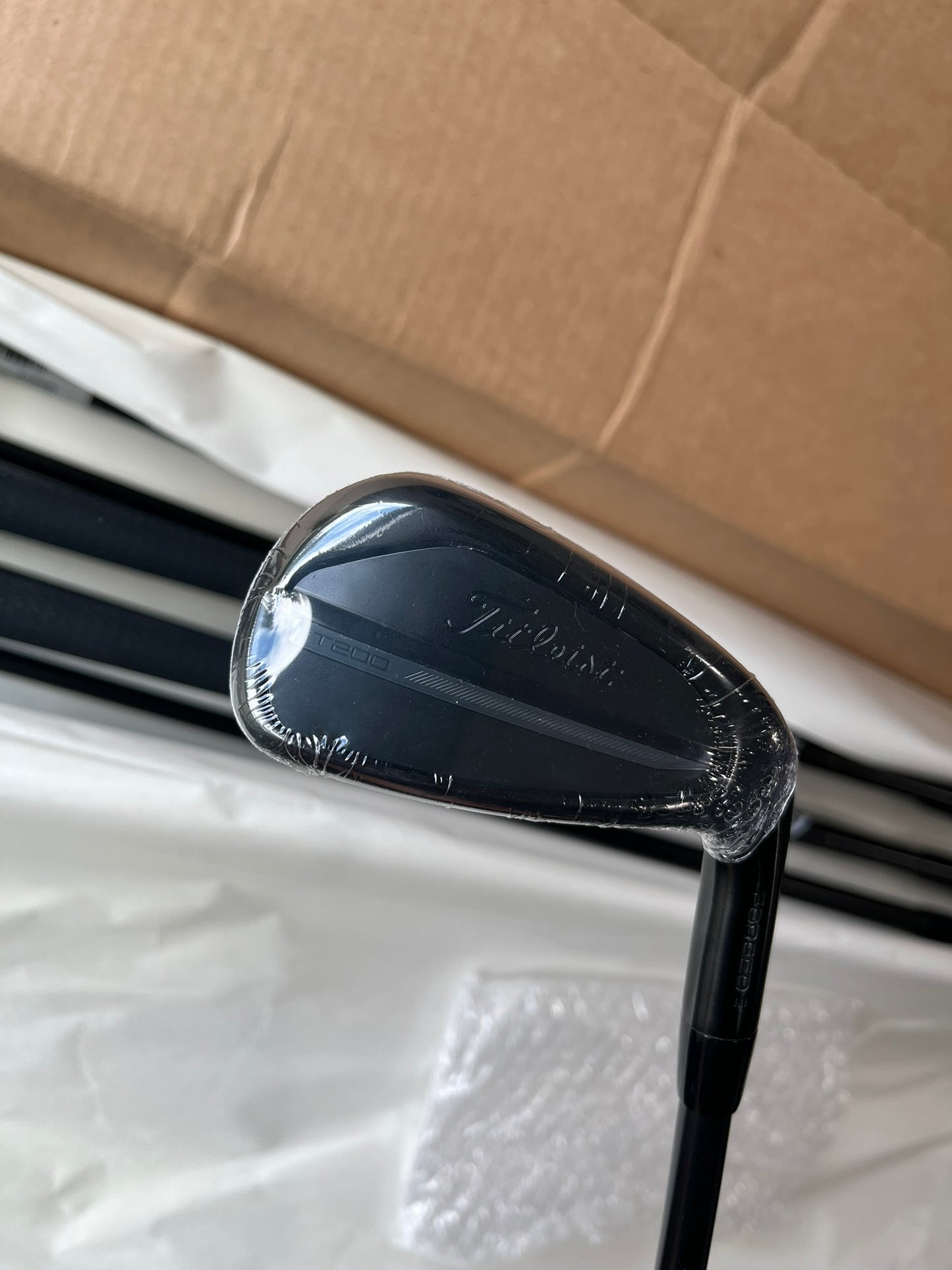 Titleist T200 2023 Limited Black Iron Set 4-PW AMT Black Stiff Flex Standard NEW